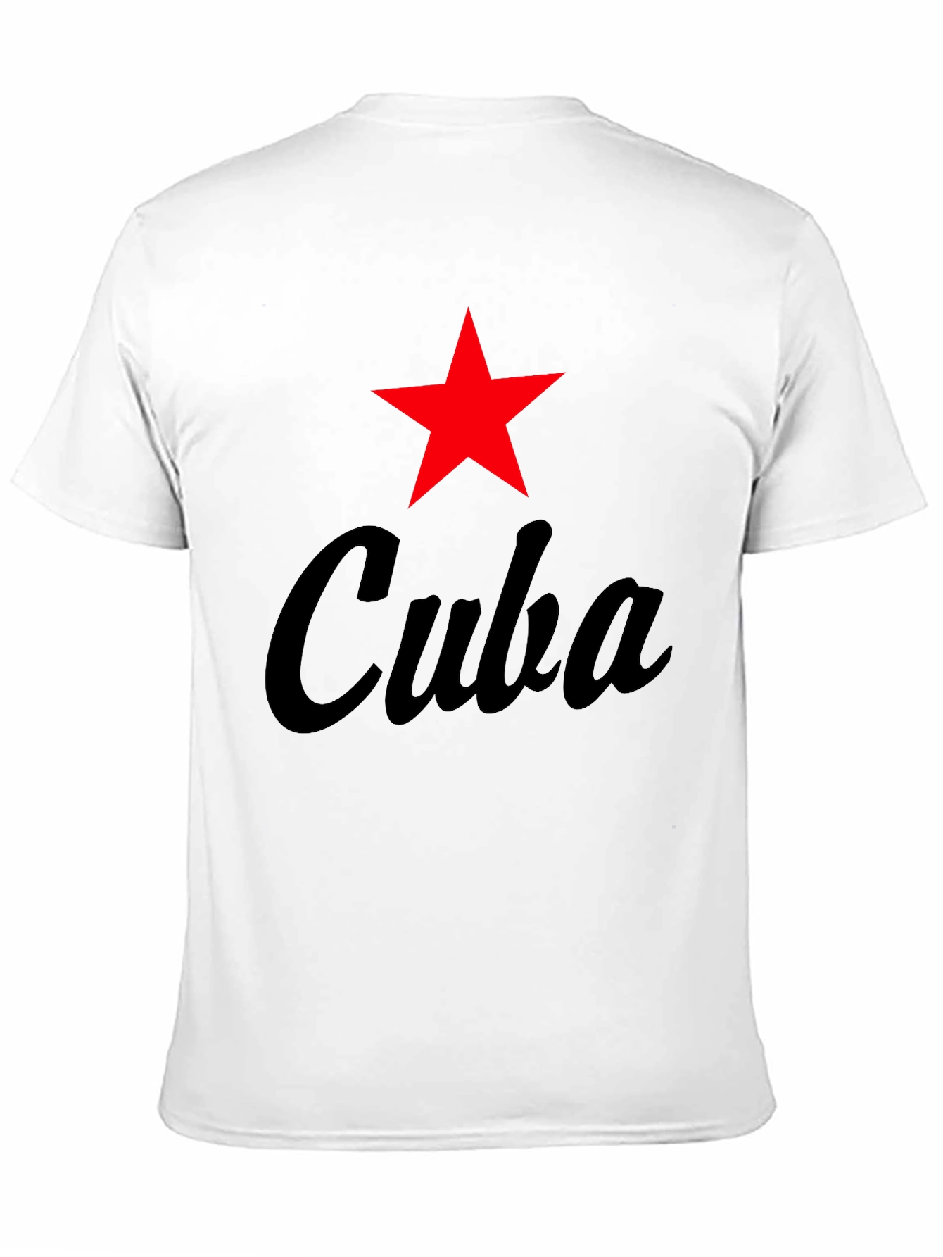Cuba Star Graphic Tee - Black