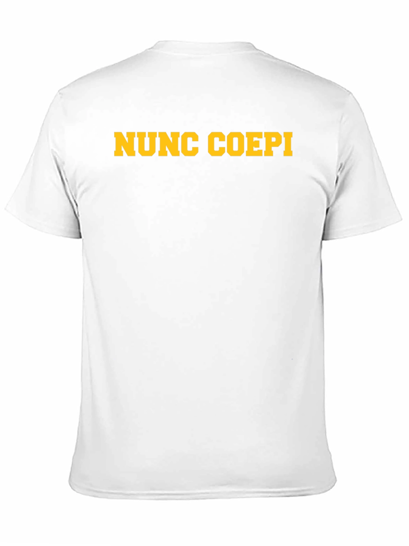Nunc Coepi Graphic T-Shirt - Latin Phrase