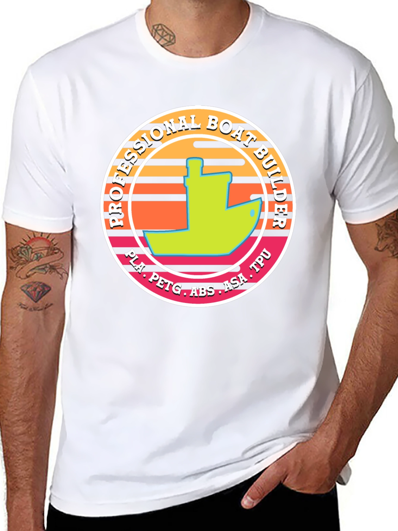 Professional Boat Builder Graphic T-Shirt