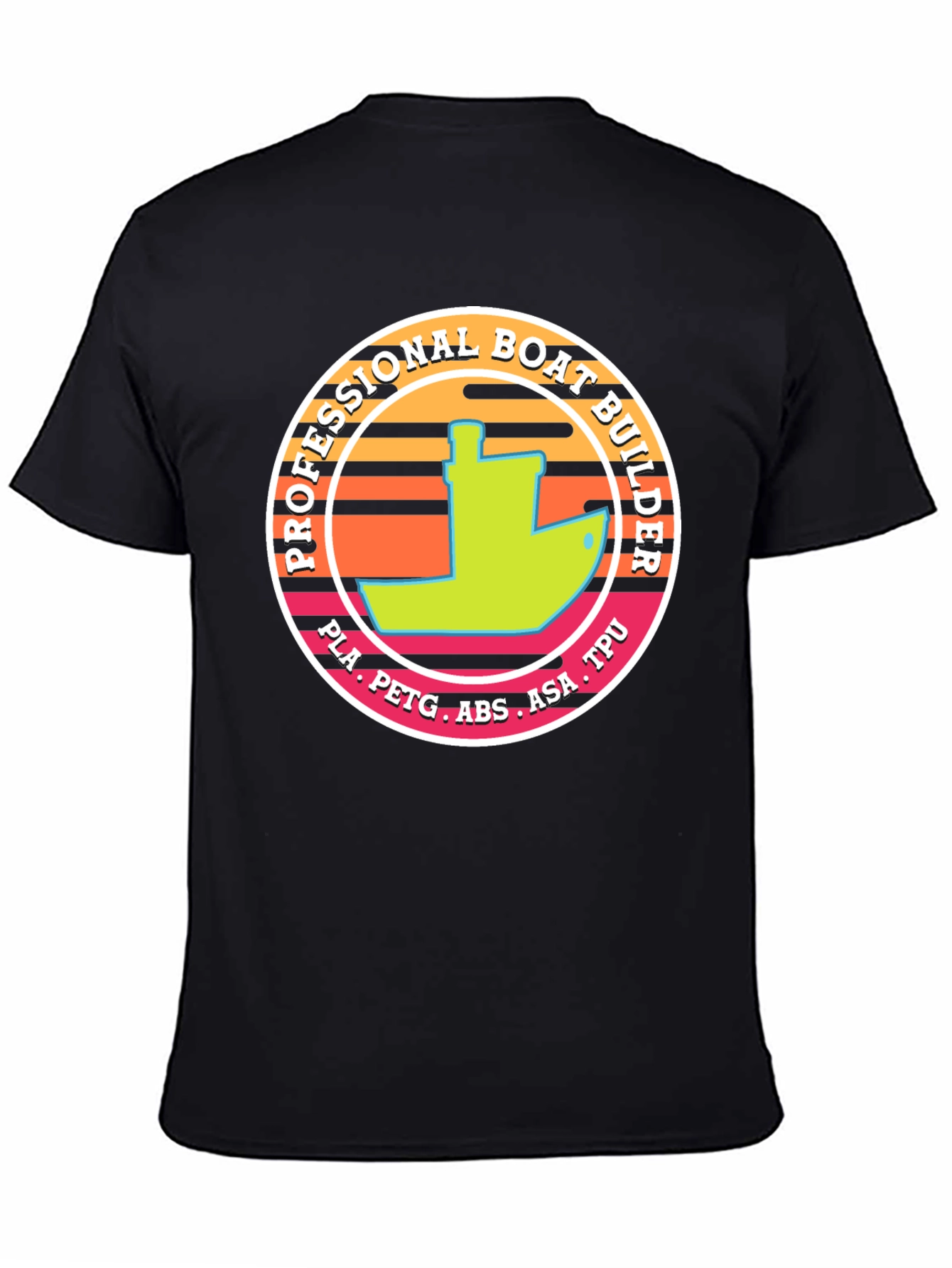 Professional Boat Builder Graphic T-Shirt