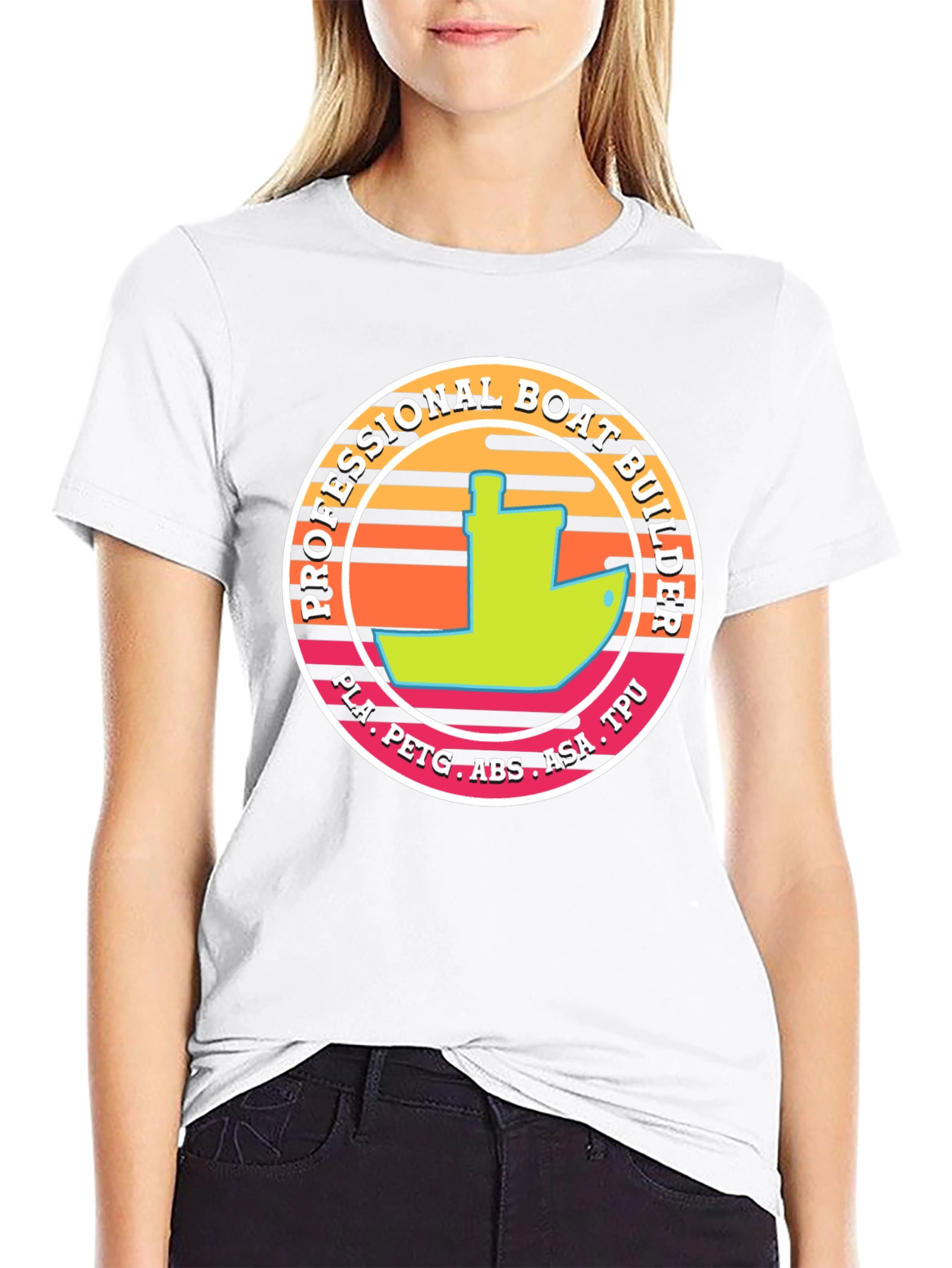 Professional Boat Builder Graphic T-Shirt