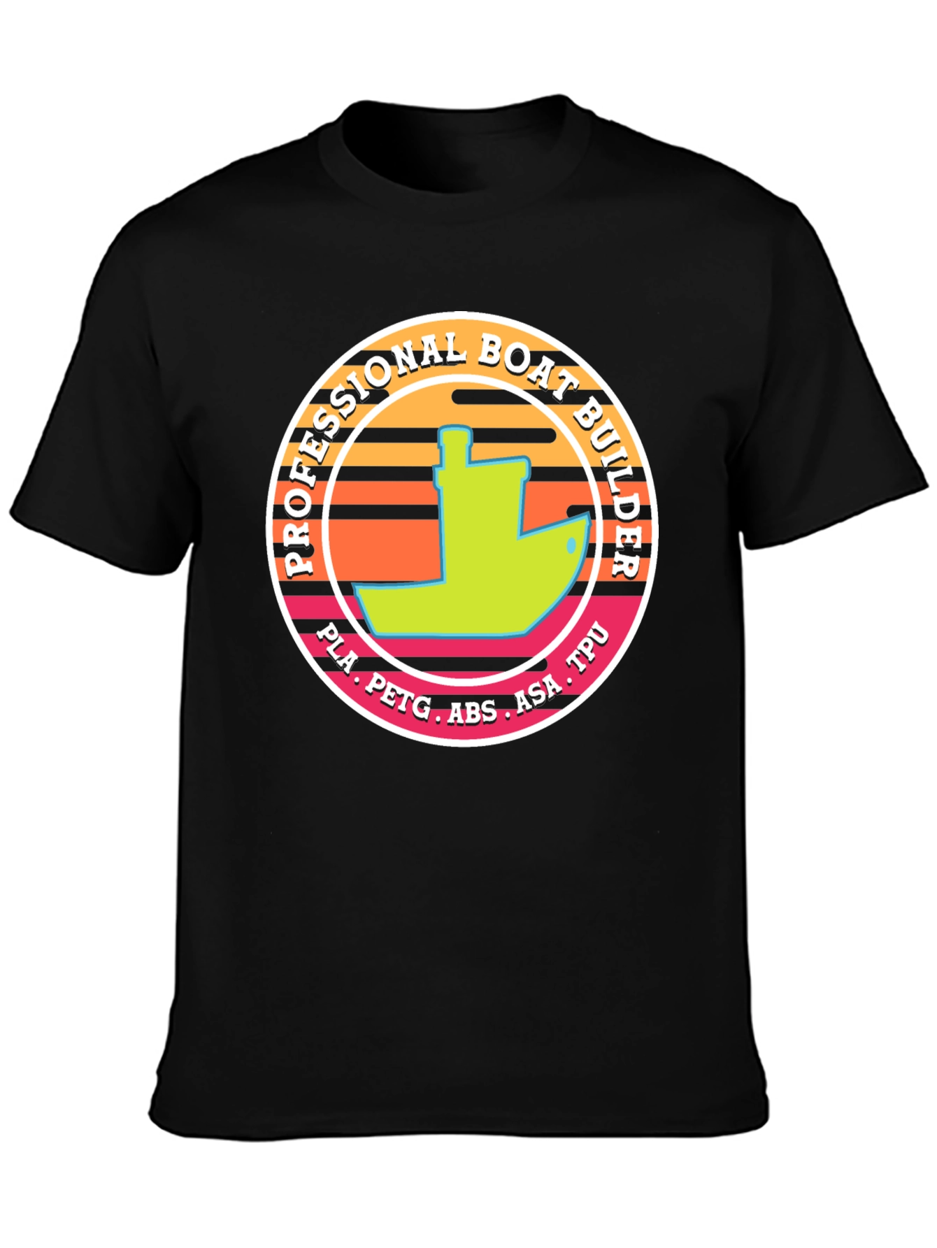 Professional Boat Builder Graphic T-Shirt