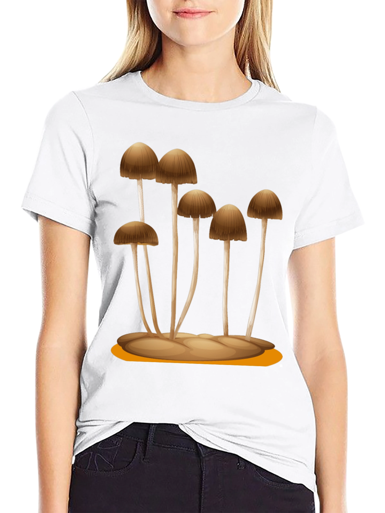 Mushroom Graphic Tee - Unique Nature Design