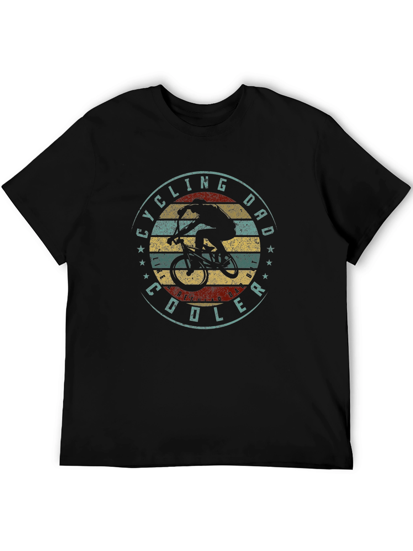 Cycling Dad T-Shirt - Retro Biker Tee