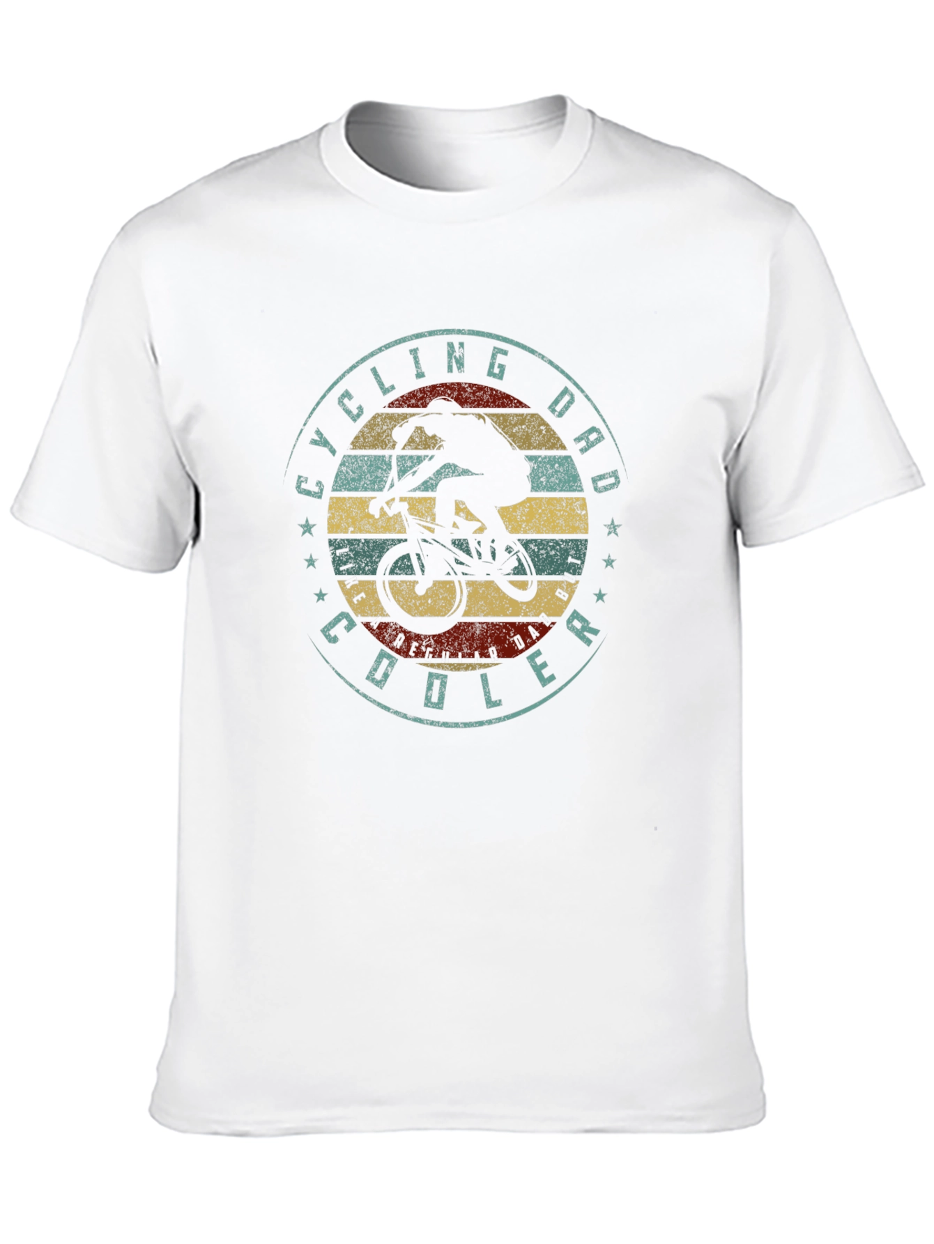 Cycling Dad T-Shirt - Retro Biker Tee