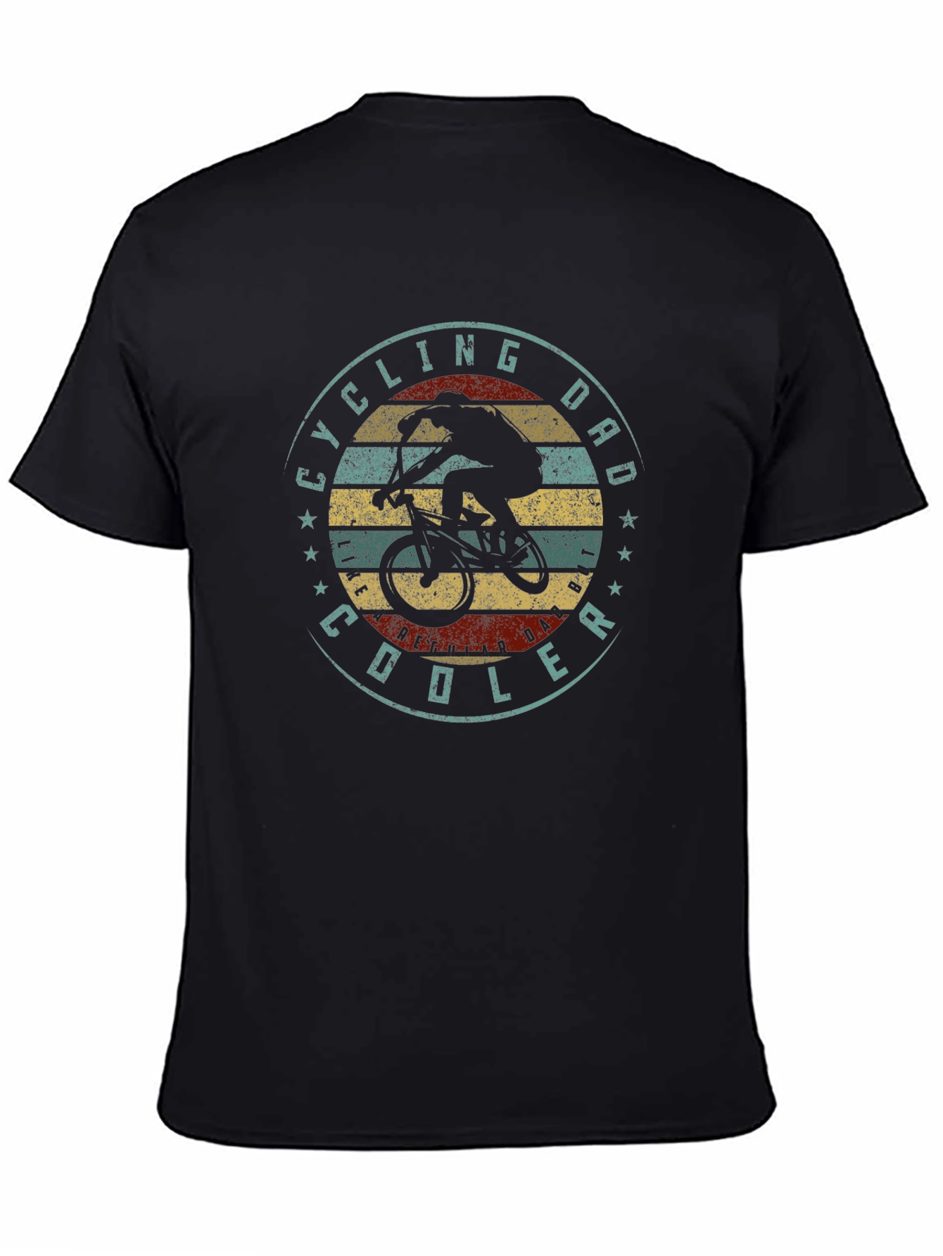Cycling Dad T-Shirt - Retro Biker Tee
