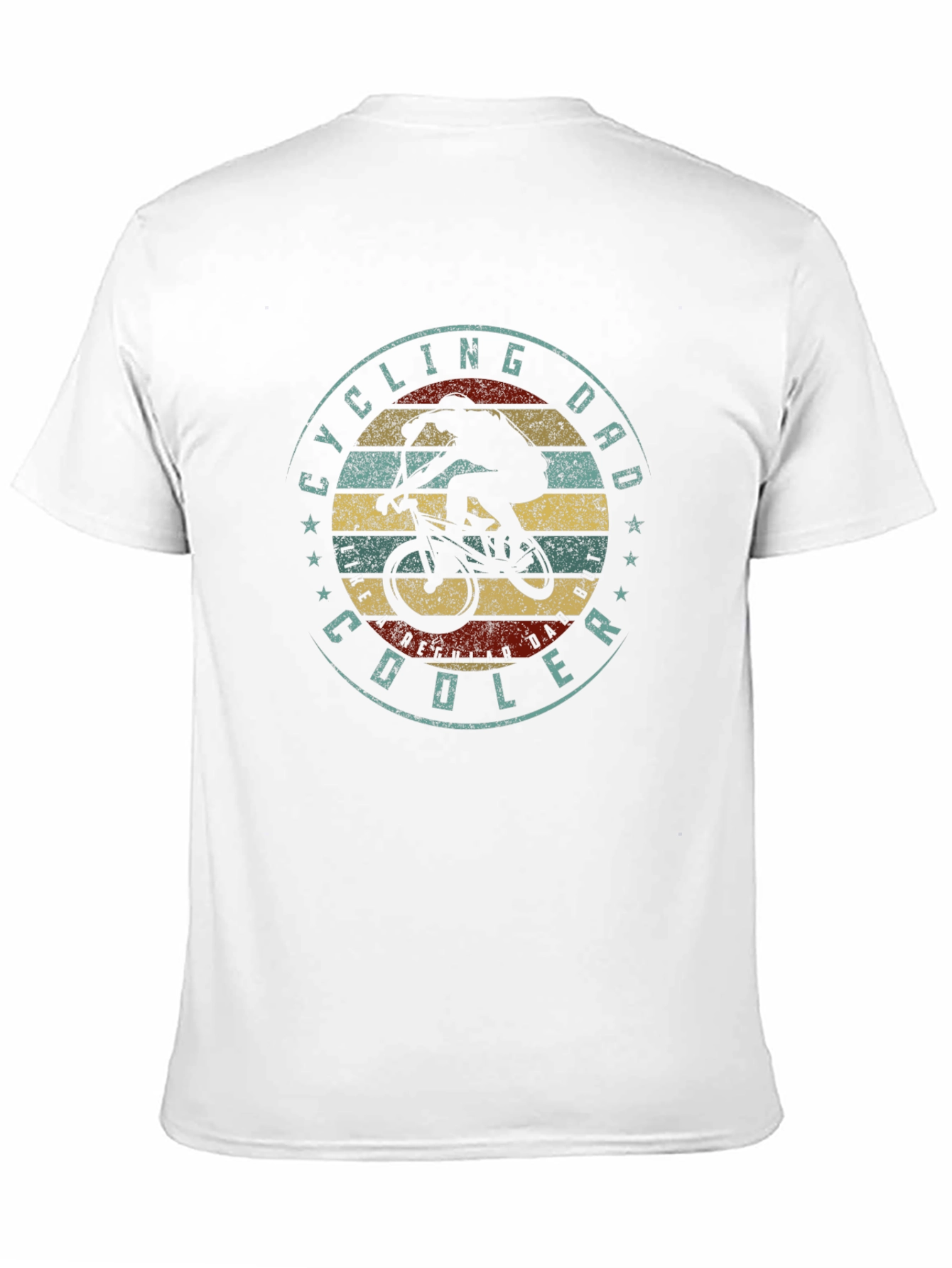Cycling Dad T-Shirt - Retro Biker Tee