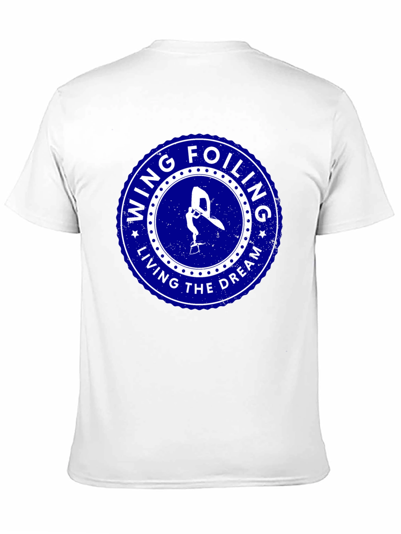 Wing Foiling Living the Dream Black T-Shirt