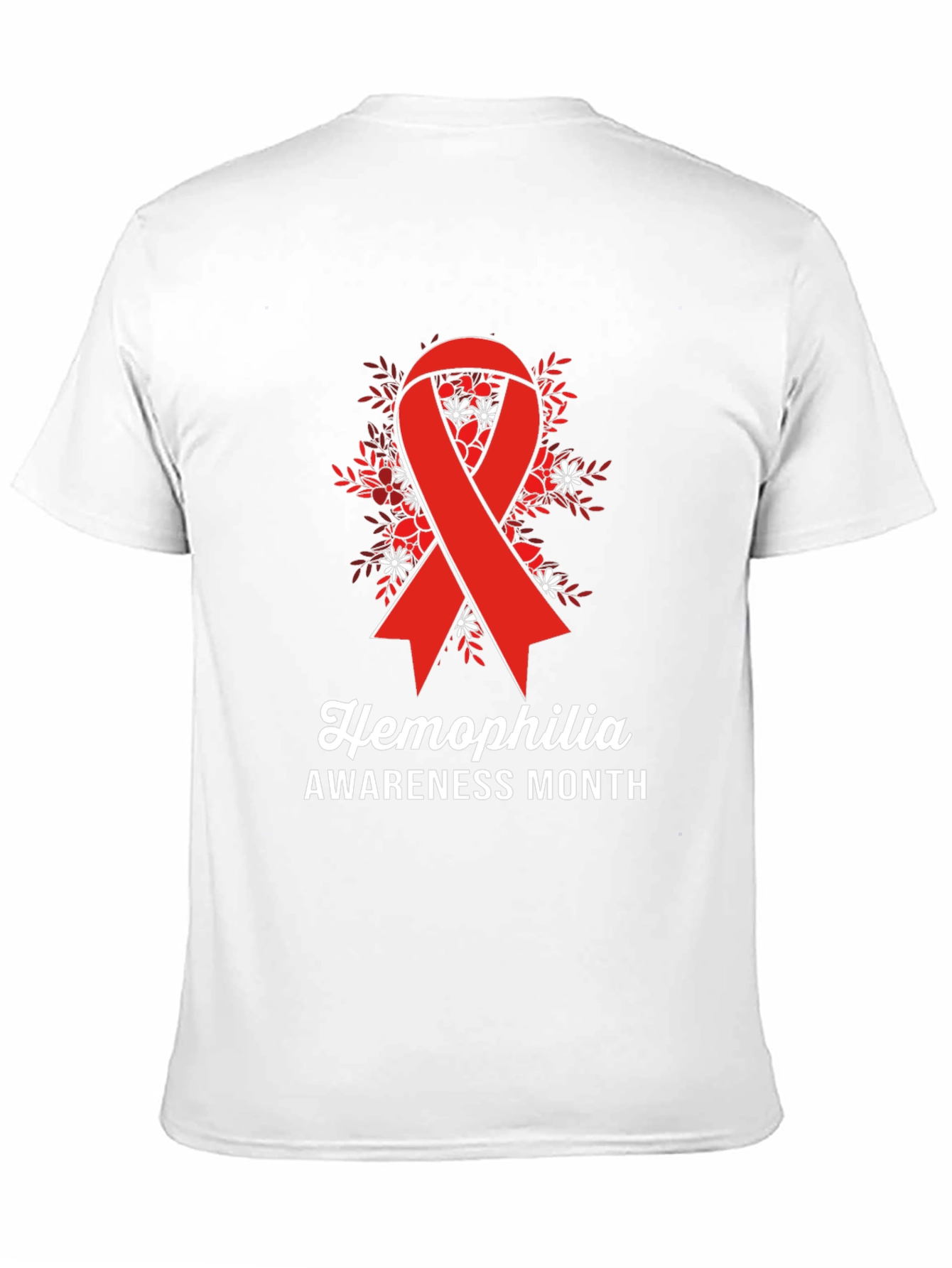 Hemophilia Awareness Month Ribbon Graphic Tee