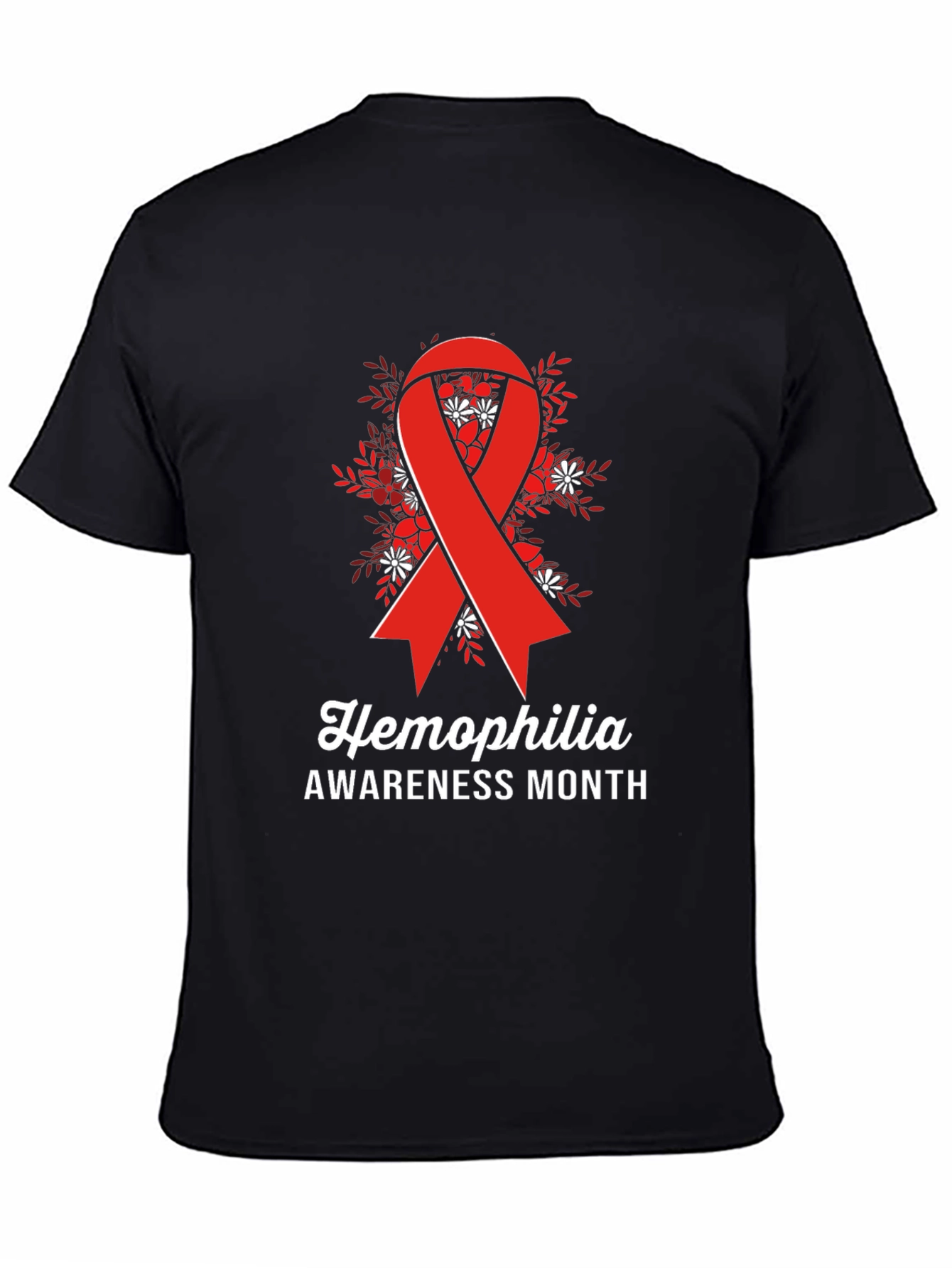 Hemophilia Awareness Month Ribbon Graphic Tee