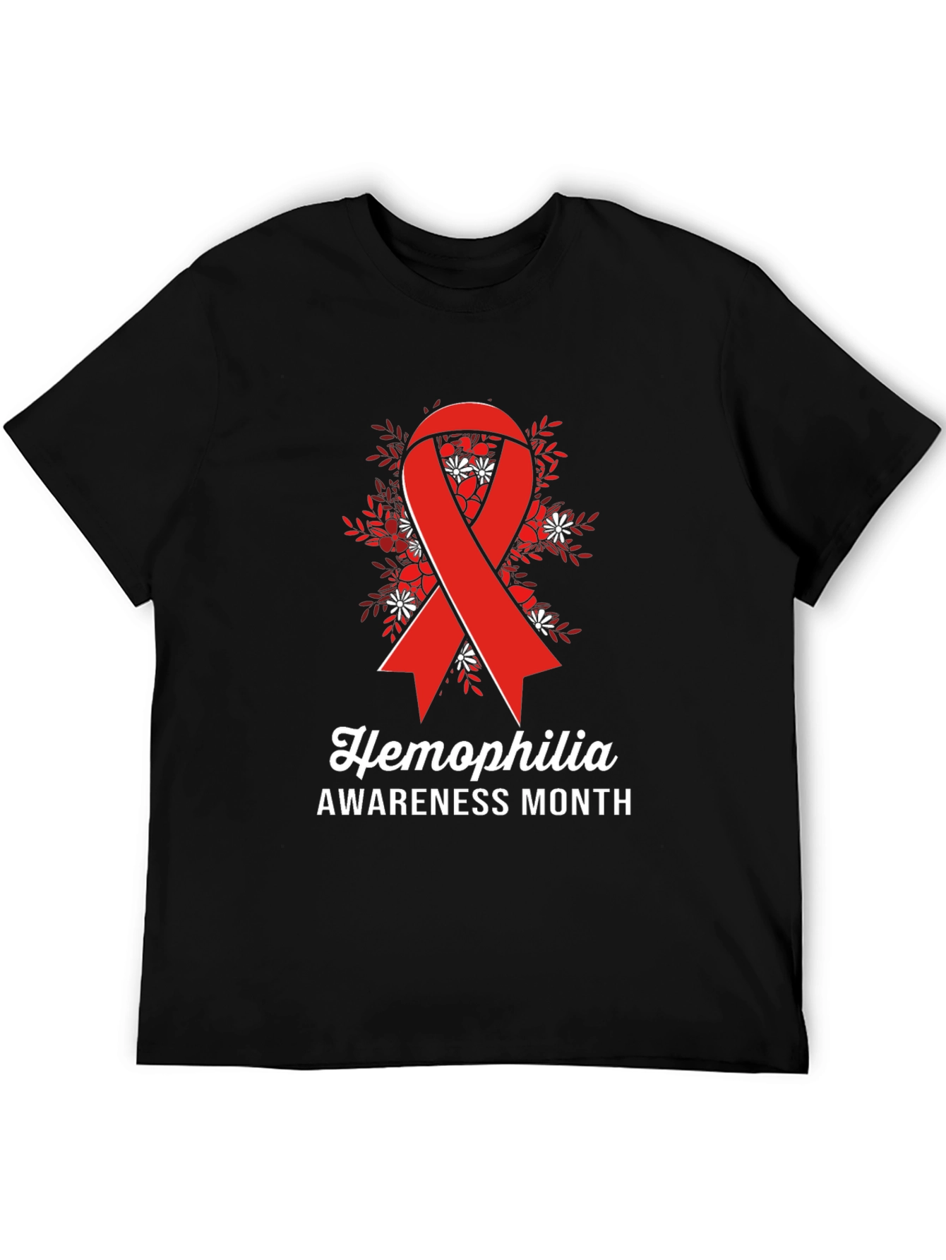 Hemophilia Awareness Month Ribbon Graphic Tee