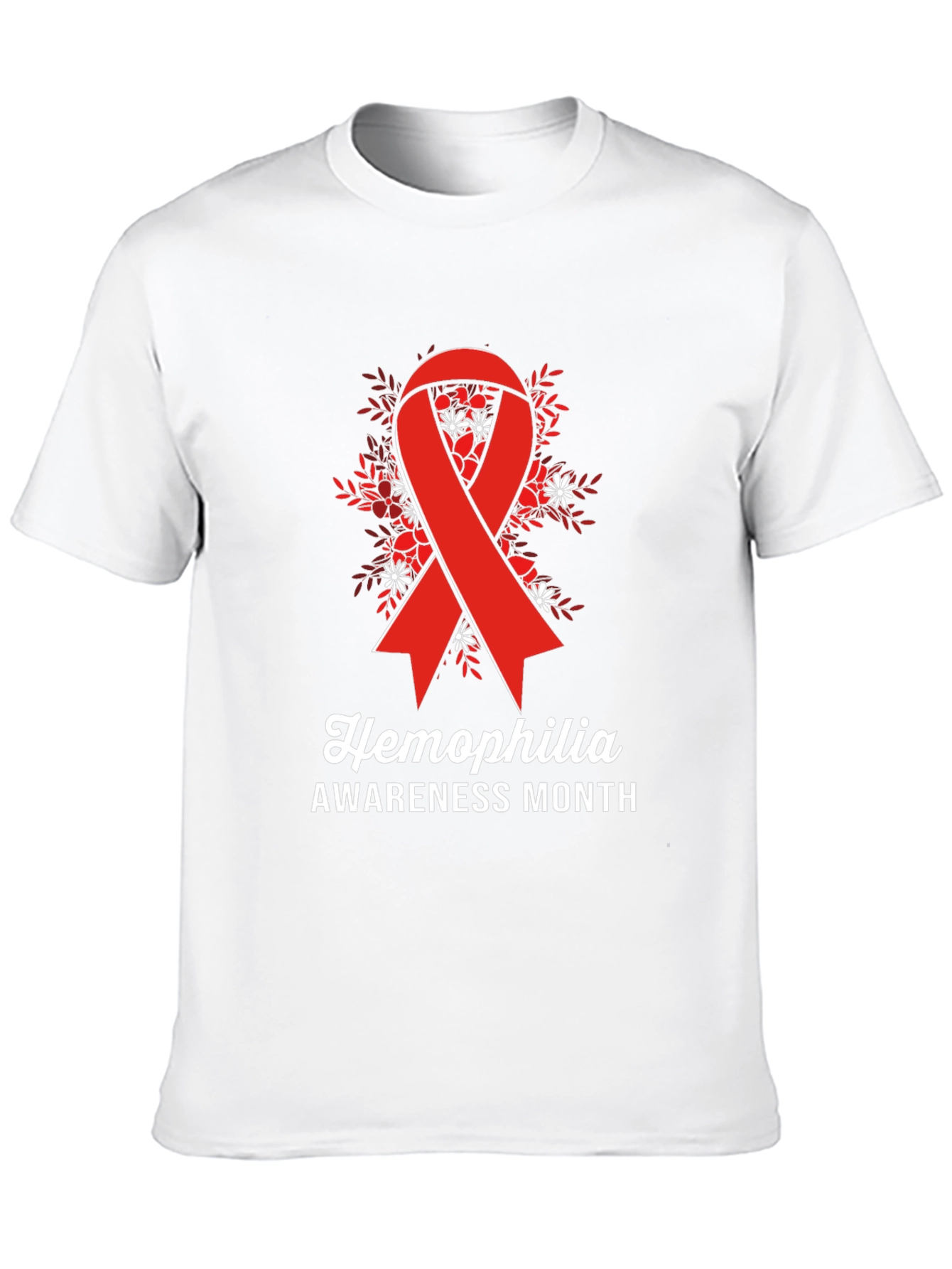 Hemophilia Awareness Month Ribbon Graphic Tee