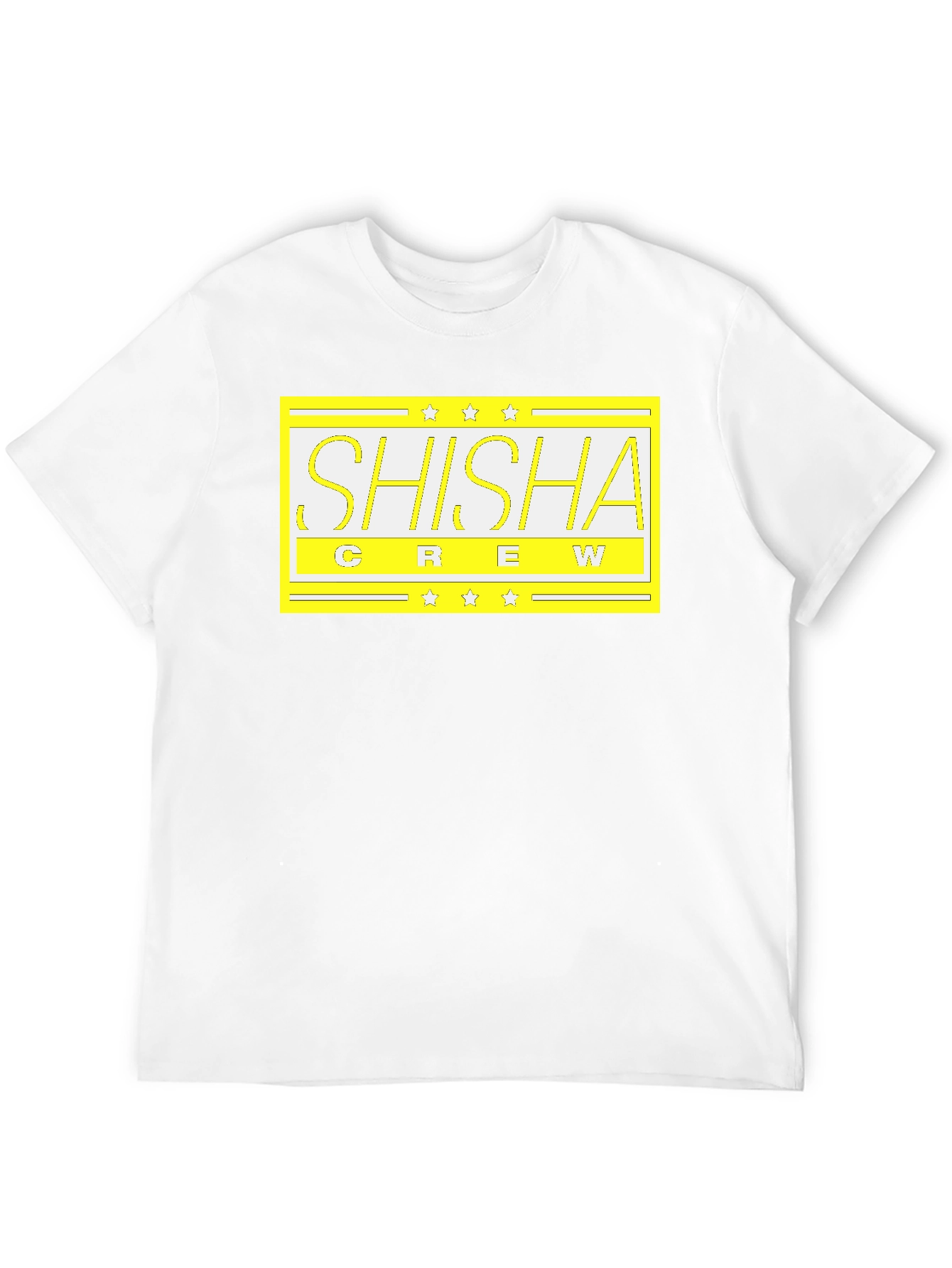 Shisha Crew Graphic Tee - Black Cotton T-Shirt