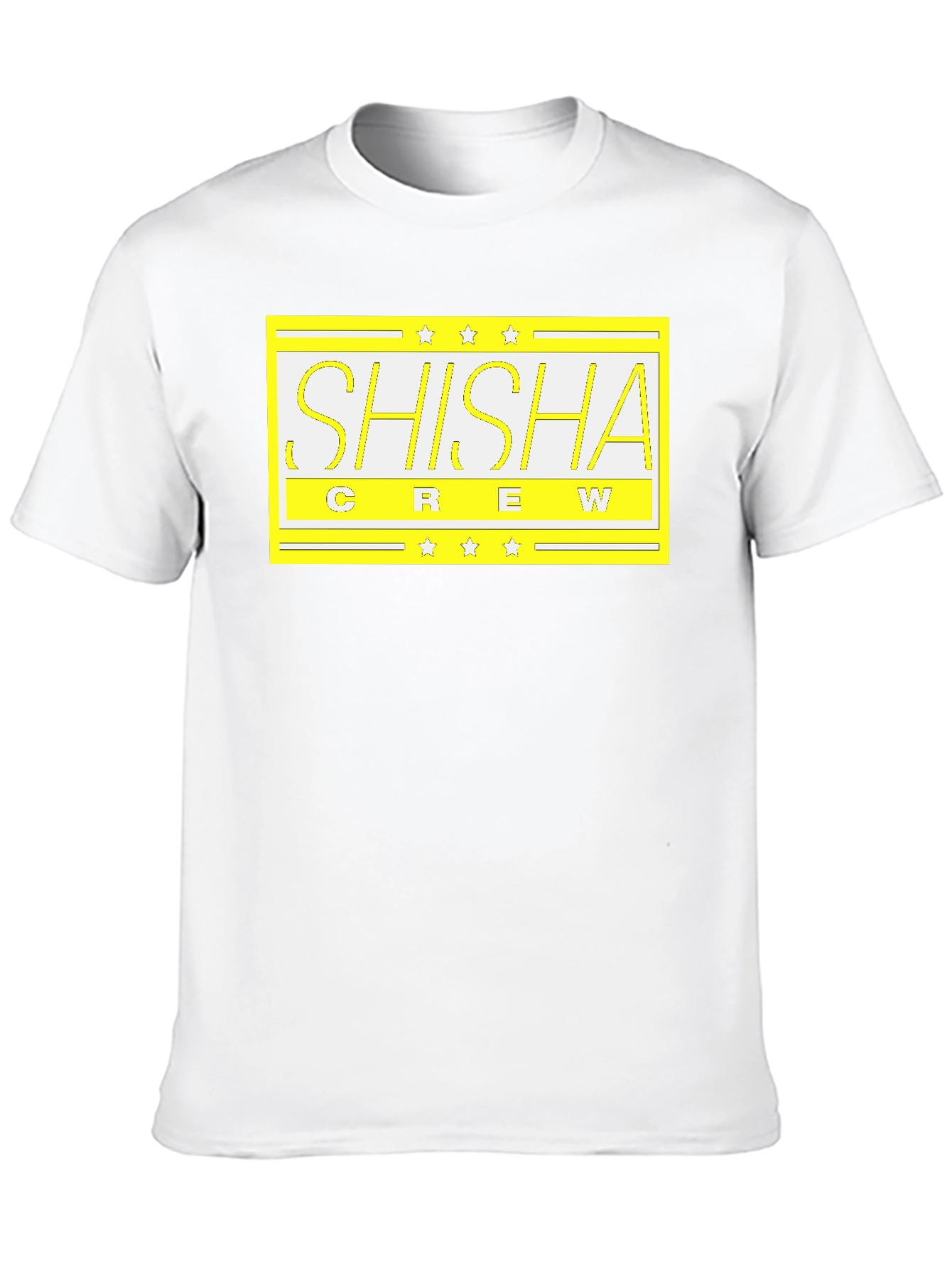 Shisha Crew Graphic Tee - Black Cotton T-Shirt