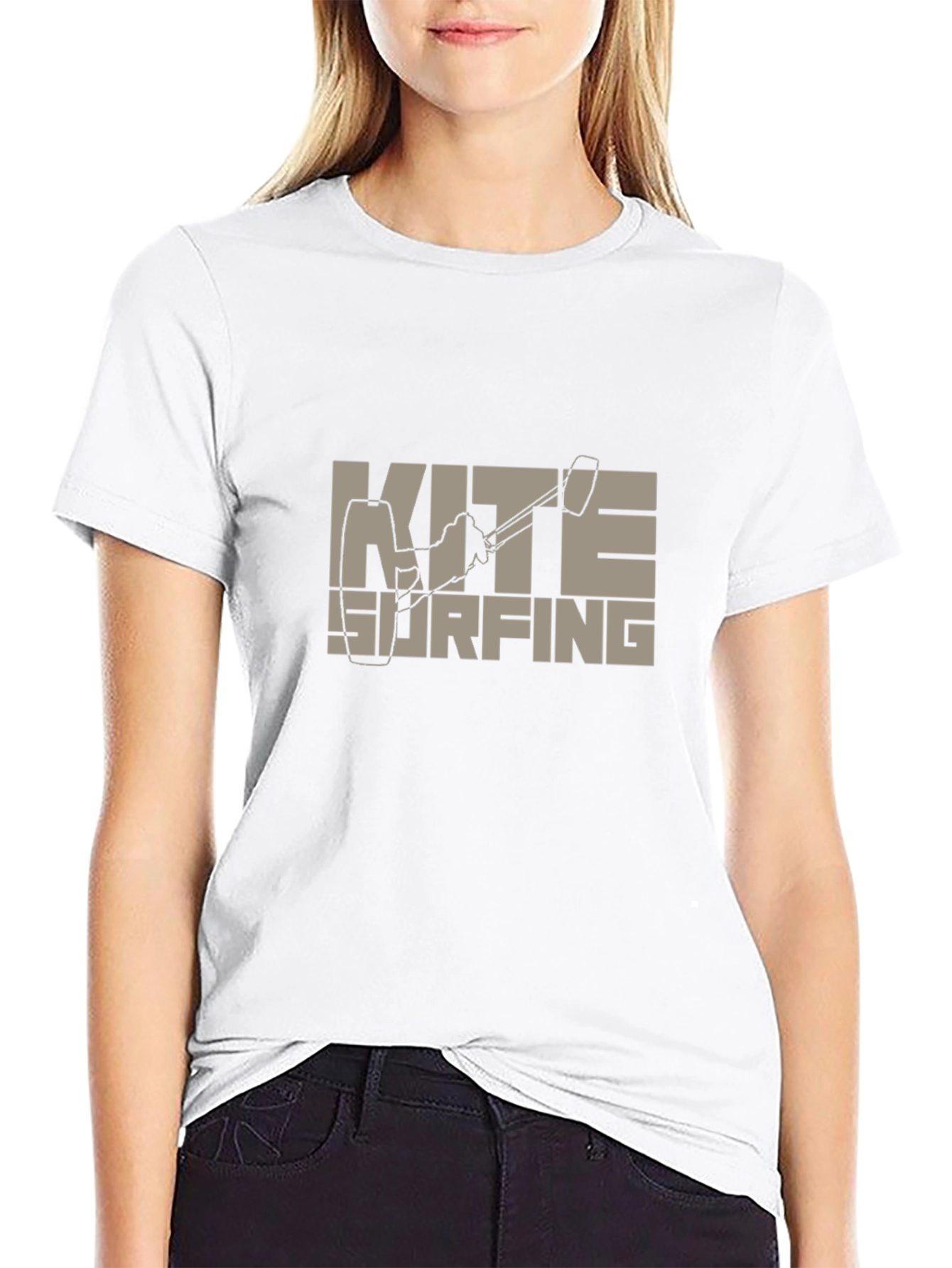 Kitesurfing Graphic Tee - Black