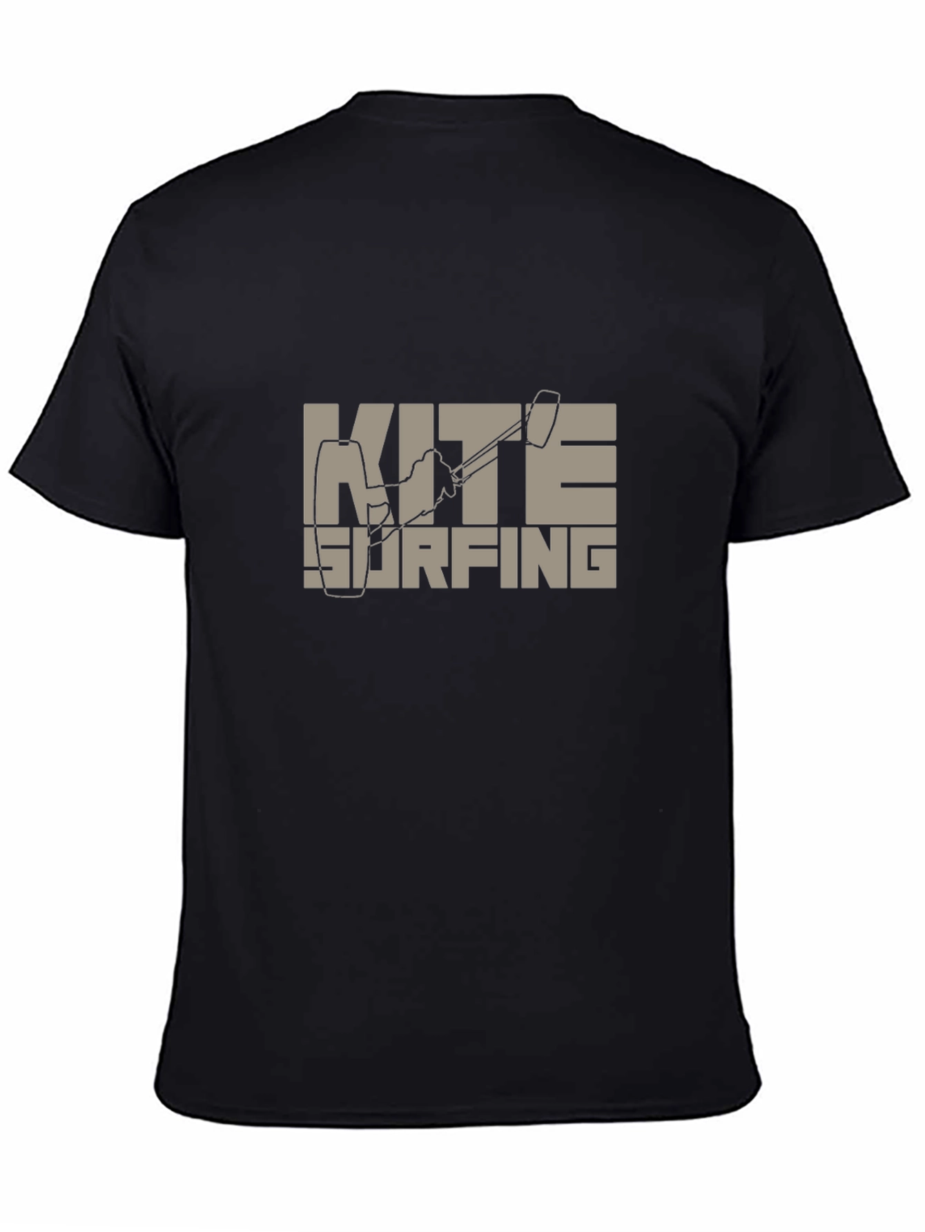 Kitesurfing Graphic Tee - Black