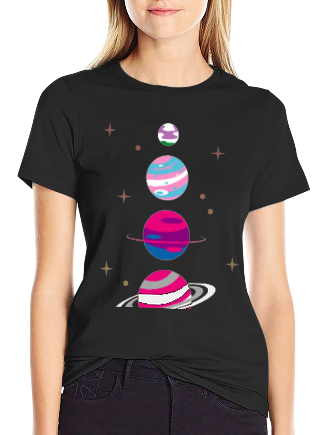 Trans Pride Planet T-Shirt