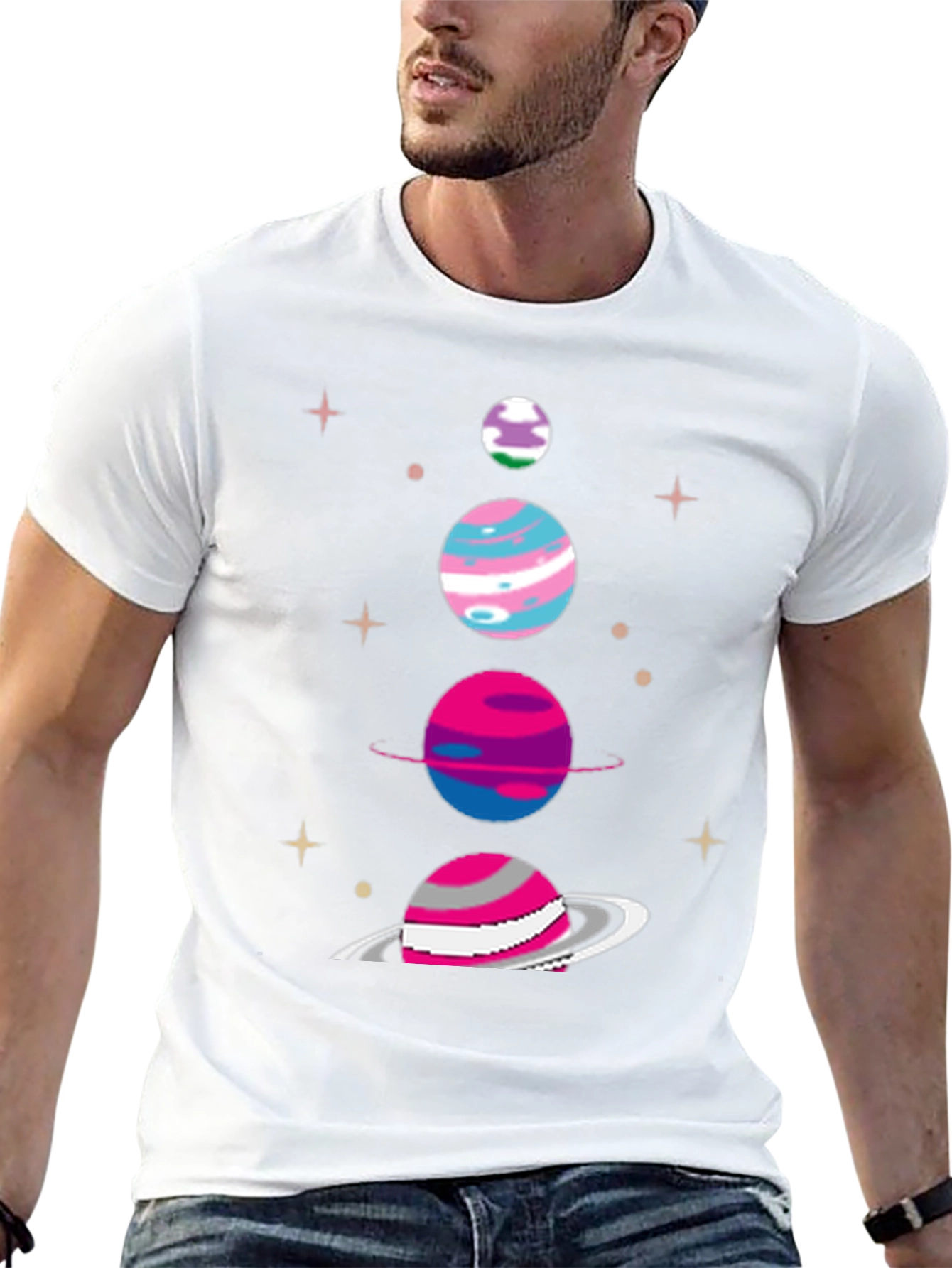 Trans Pride Planet T-Shirt