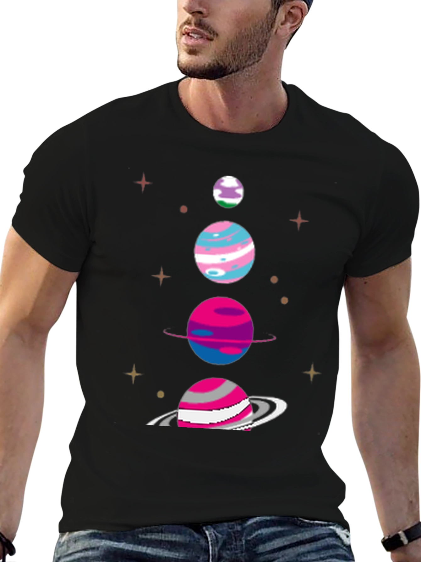 Trans Pride Planet T-Shirt