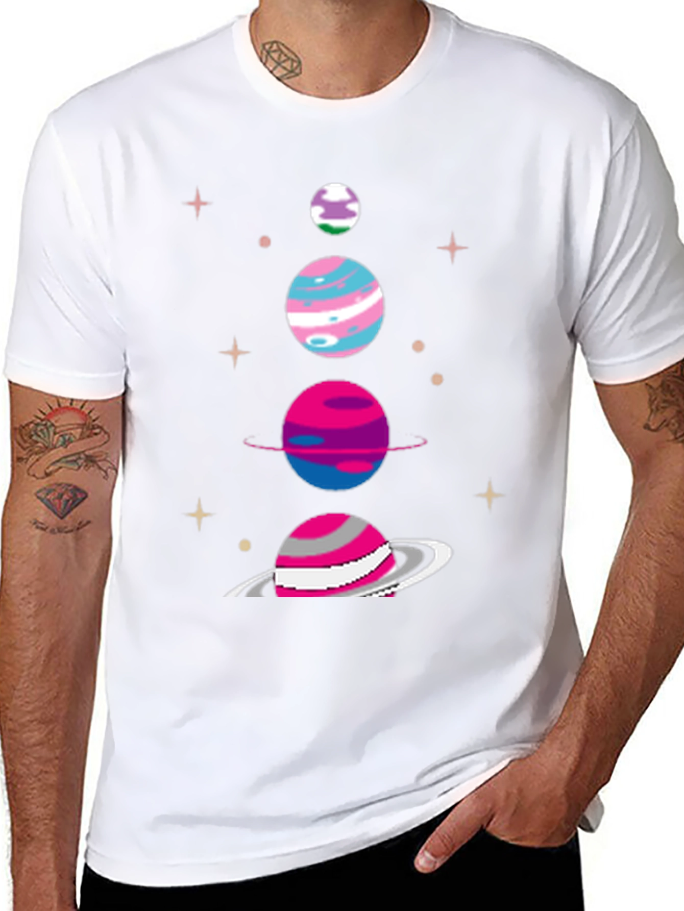 Trans Pride Planet T-Shirt