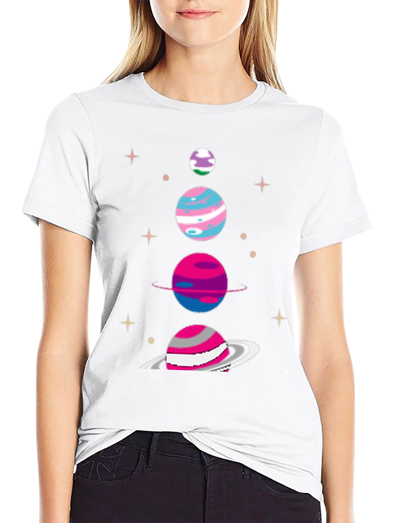 Trans Pride Planet T-Shirt