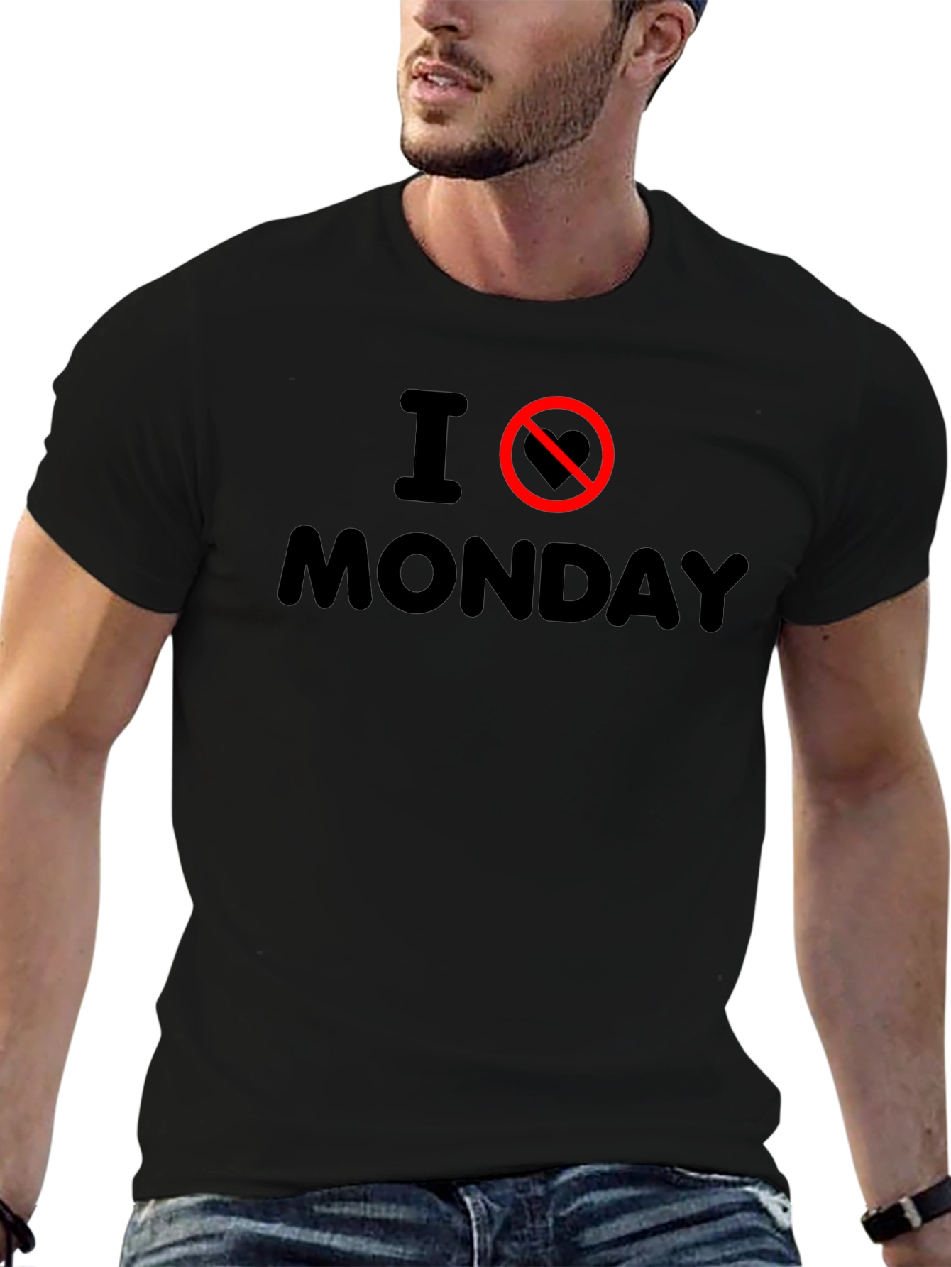 I Hate Monday Graphic Tee - Anti-Monday T-Shirt