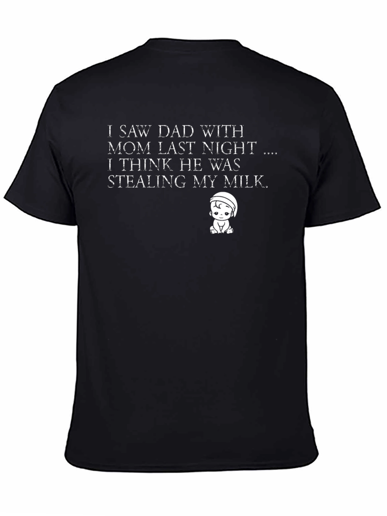 Funny Dad Stealing Milk T-Shirt