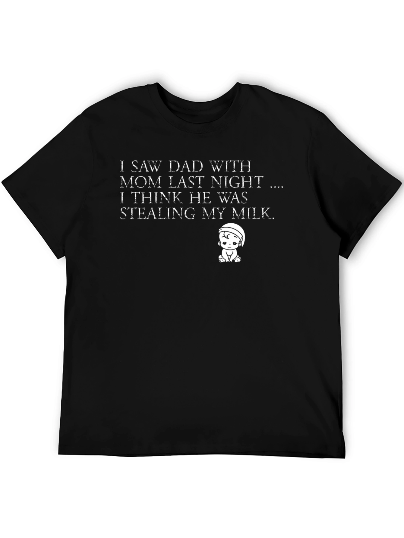Funny Dad Stealing Milk T-Shirt