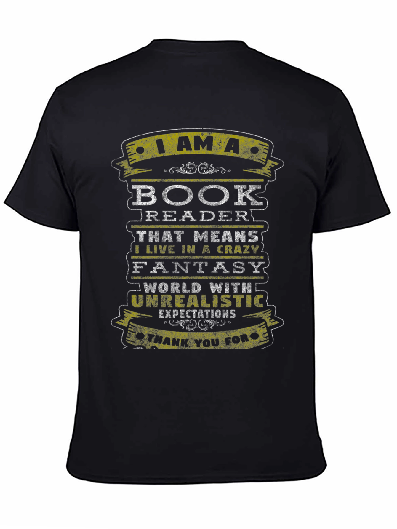 Book Reader Fantasy World T-Shirt