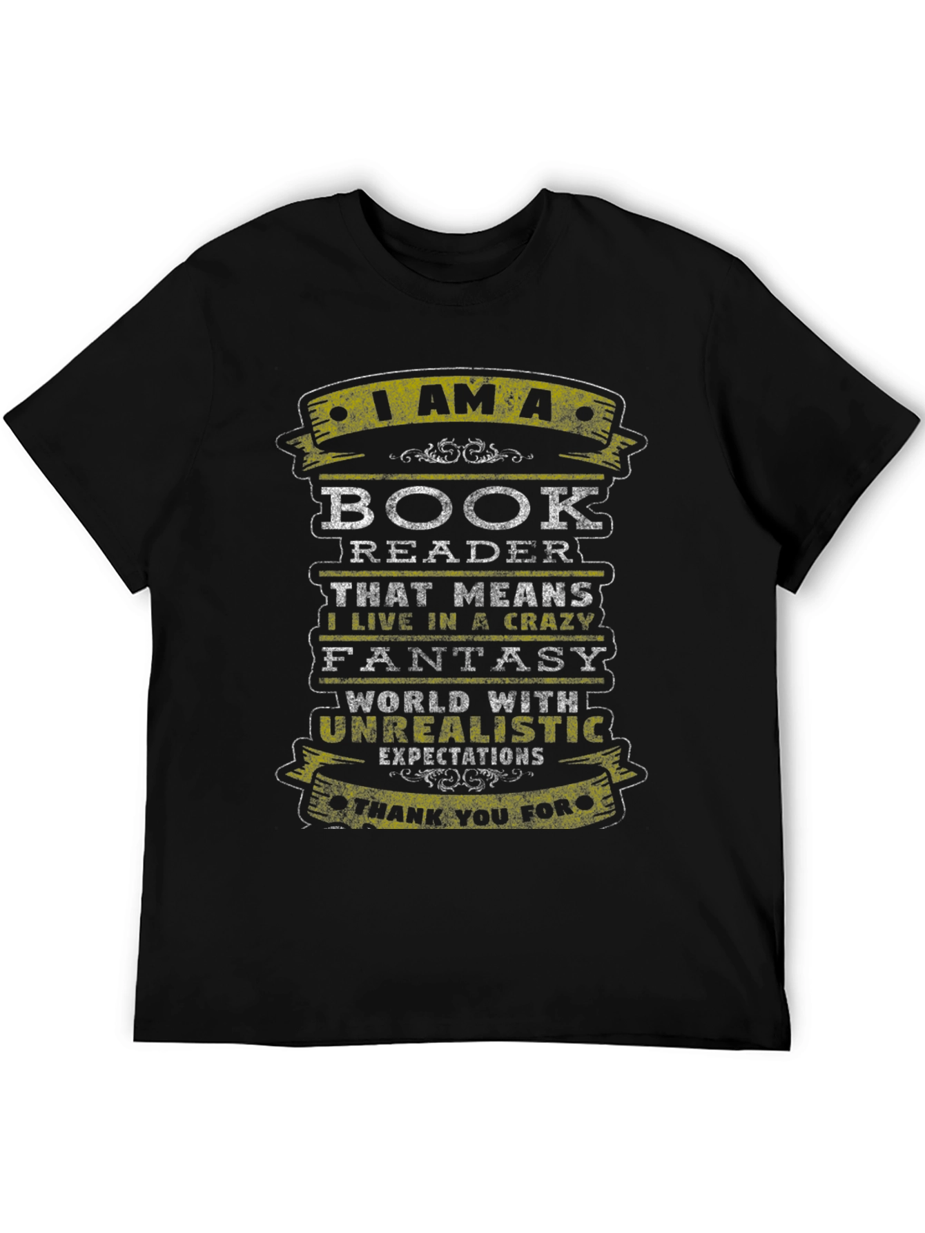 Book Reader Fantasy World T-Shirt