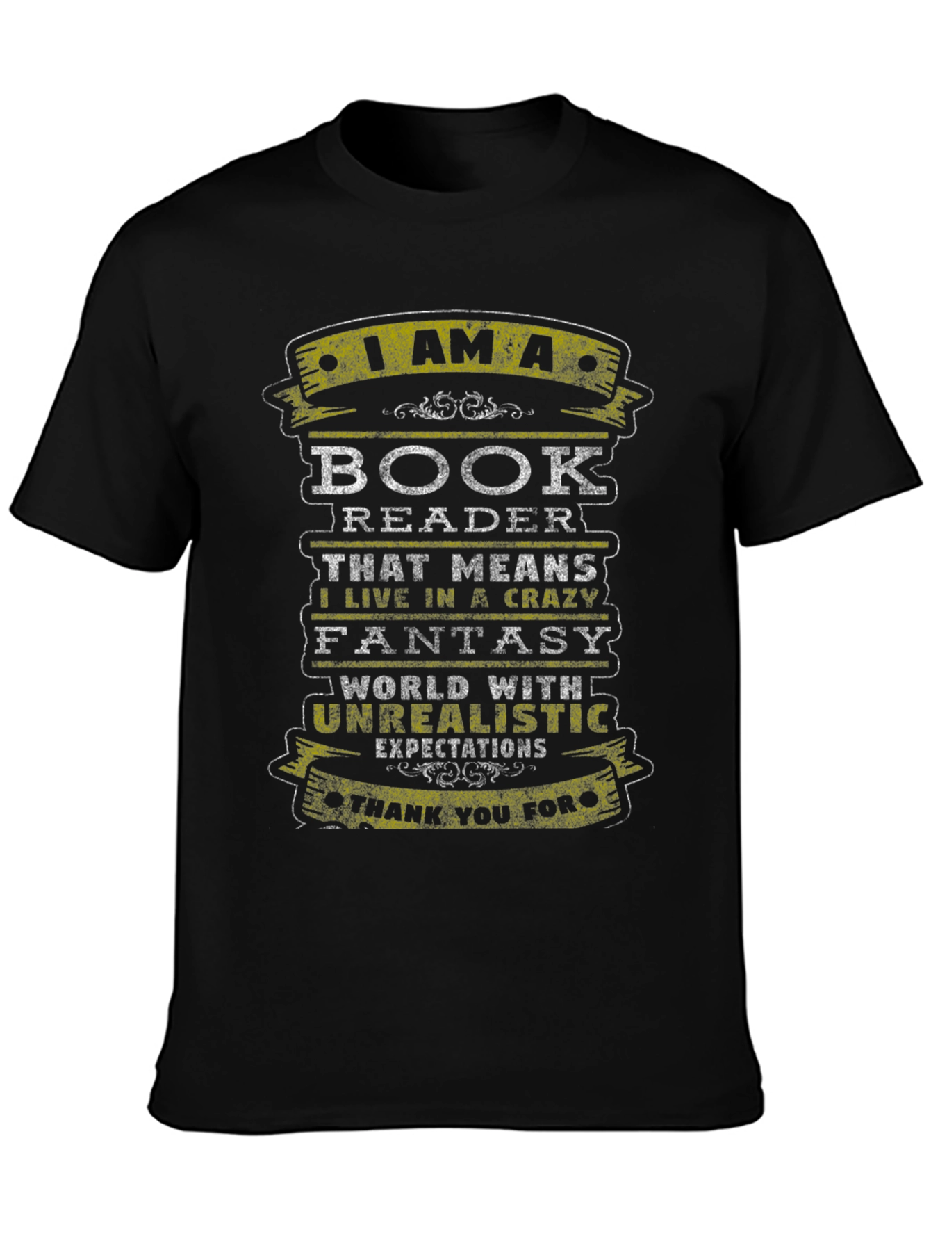 Book Reader Fantasy World T-Shirt