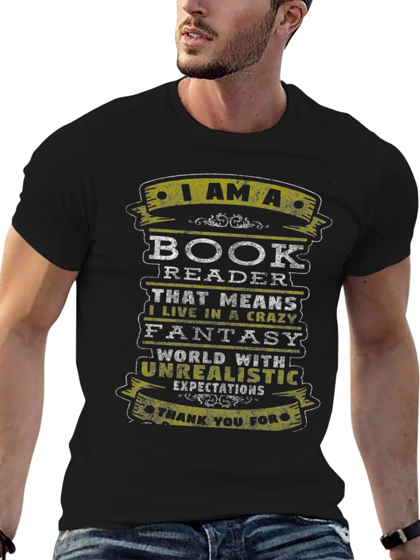 Book Reader Fantasy World T-Shirt