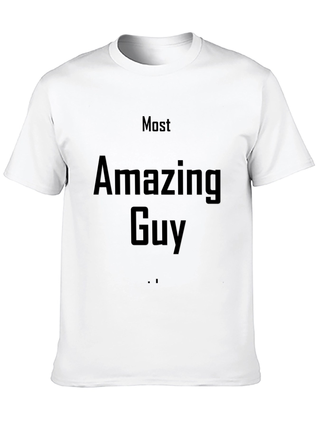 Most Amazing Guy Graphic Tee - Black