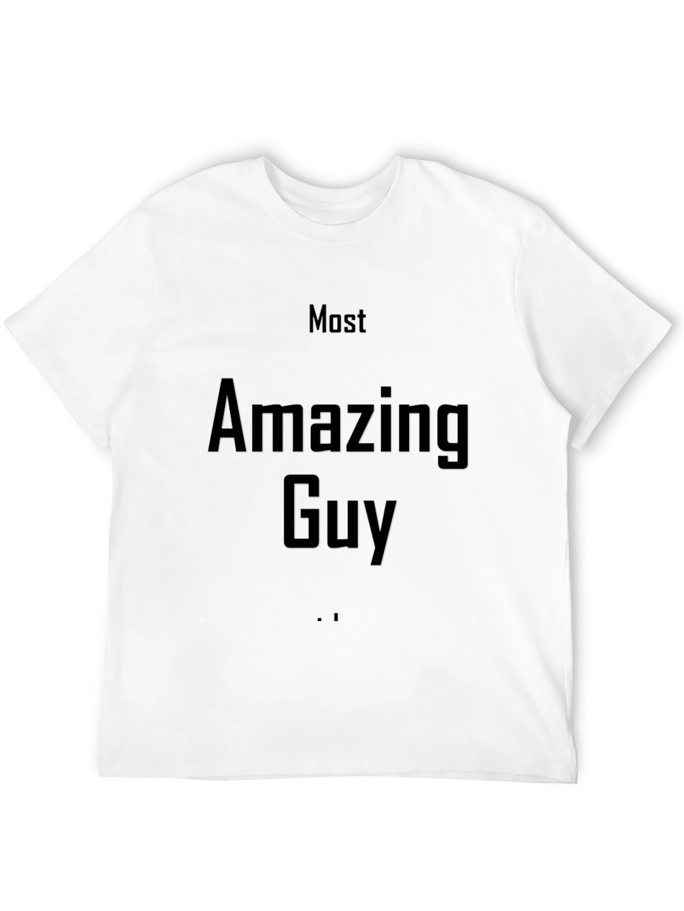 Most Amazing Guy Graphic Tee - Black