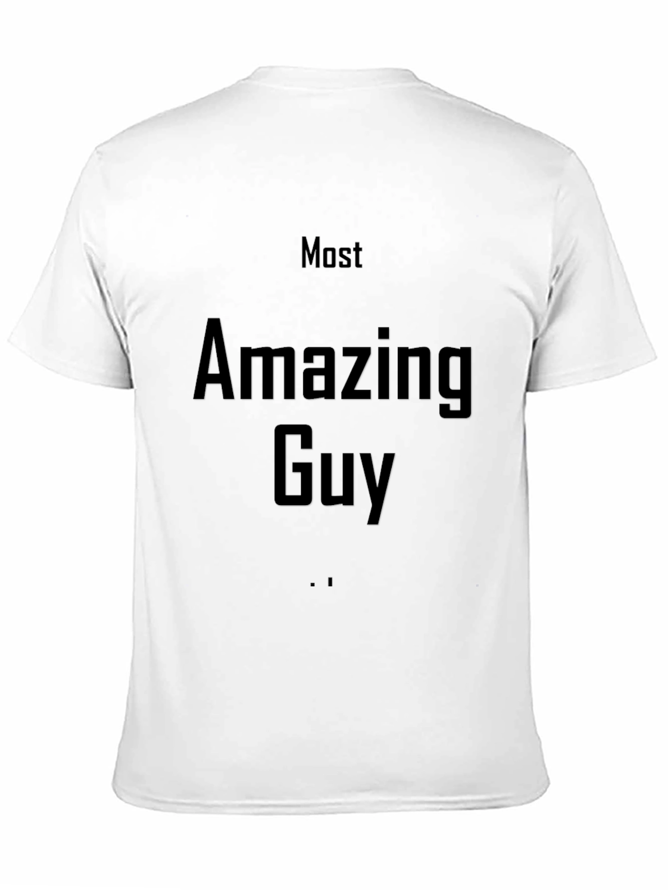 Most Amazing Guy Graphic Tee - Black