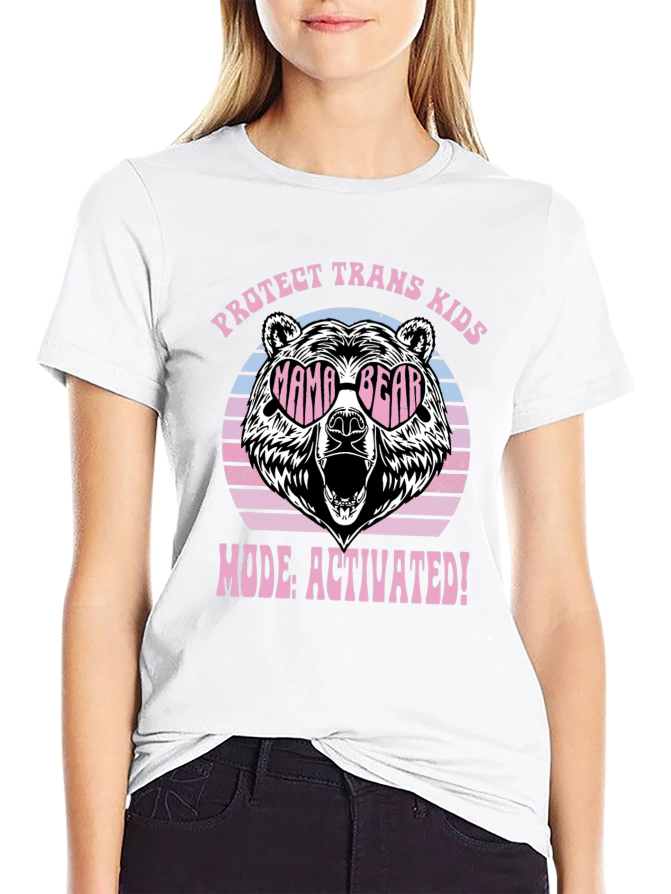 Protect Trans Kids Mama Bear Mode Activated T-Shirt