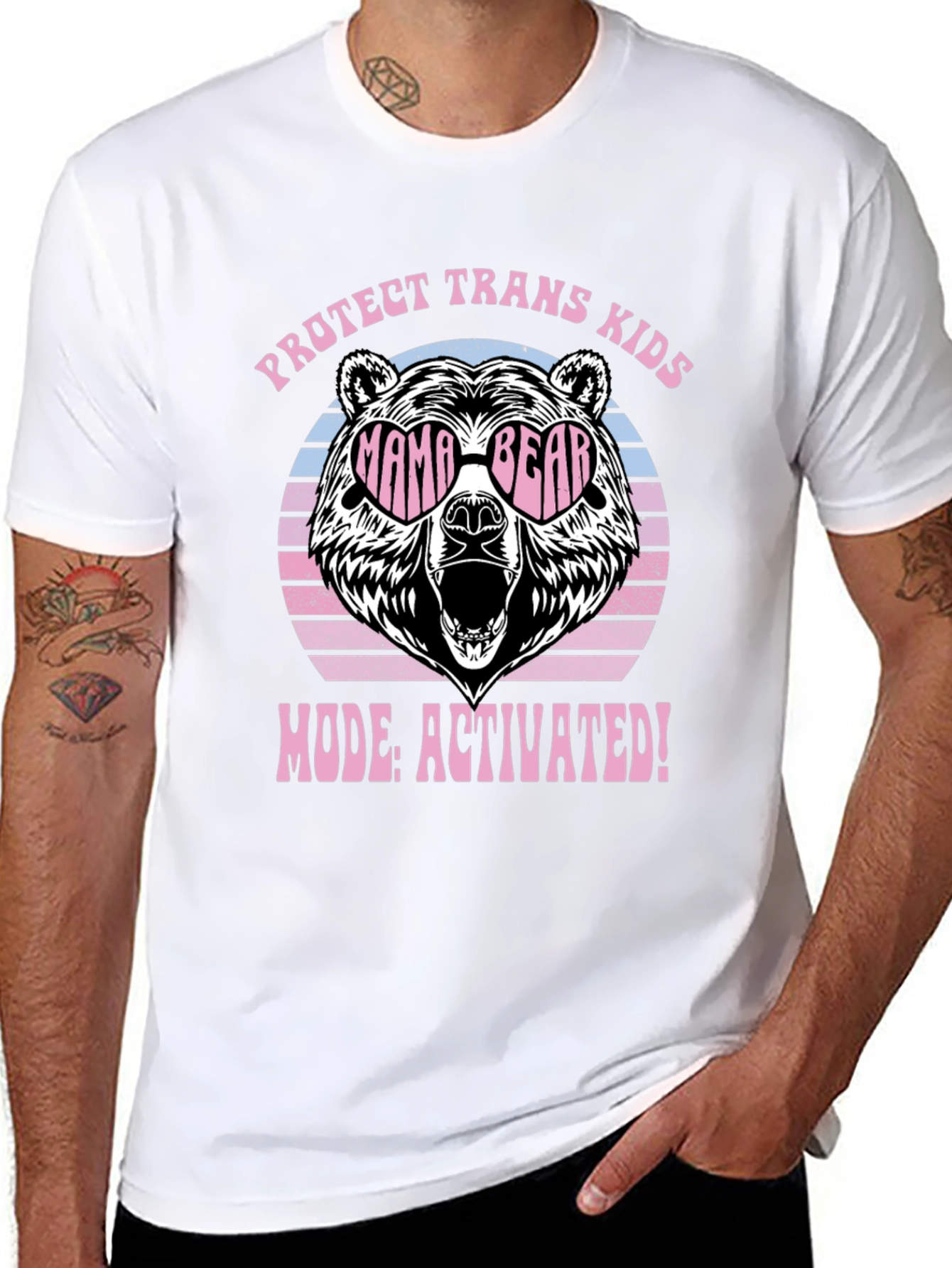 Protect Trans Kids Mama Bear Mode Activated T-Shirt