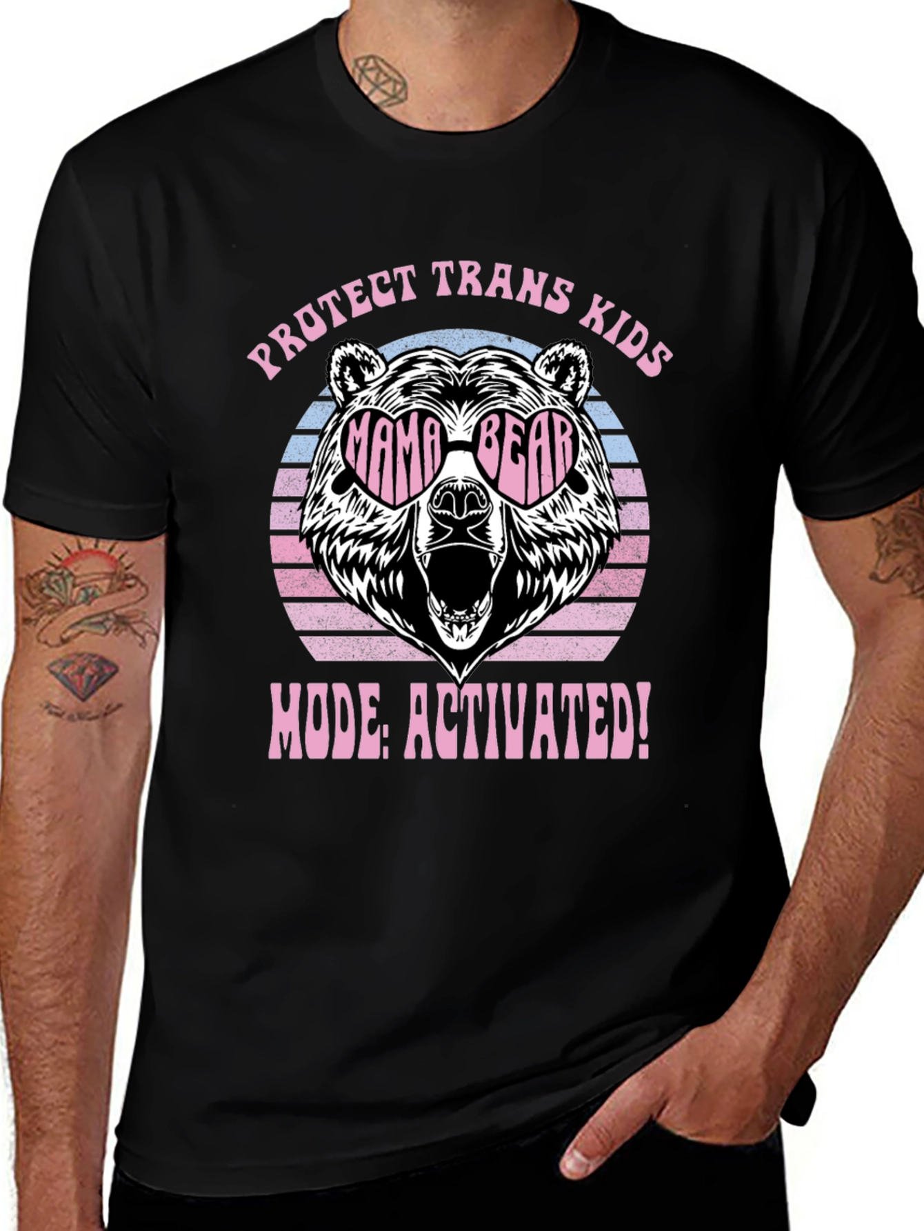 Protect Trans Kids Mama Bear Mode Activated T-Shirt