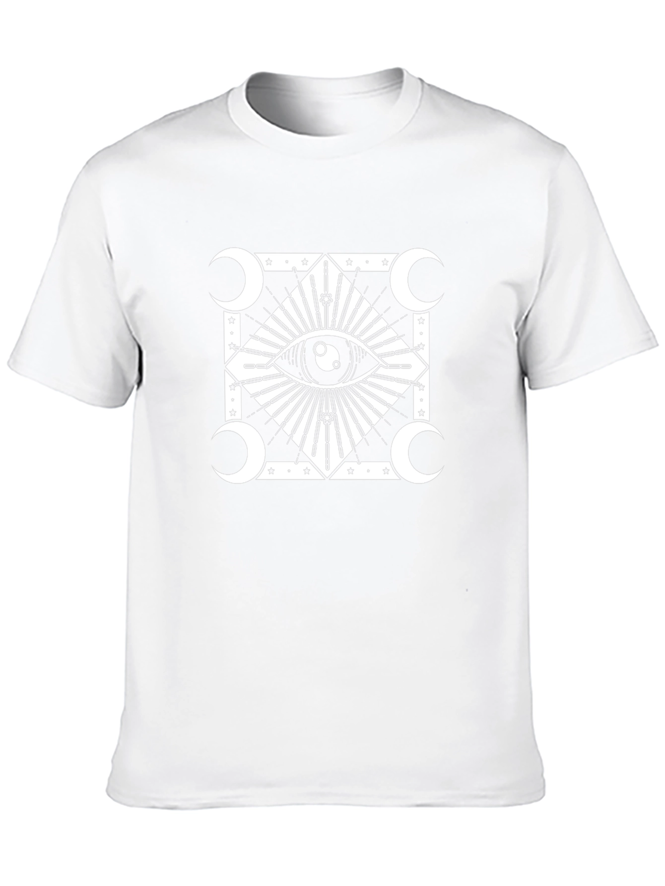Mystic Eye Graphic Tee - Black Cotton