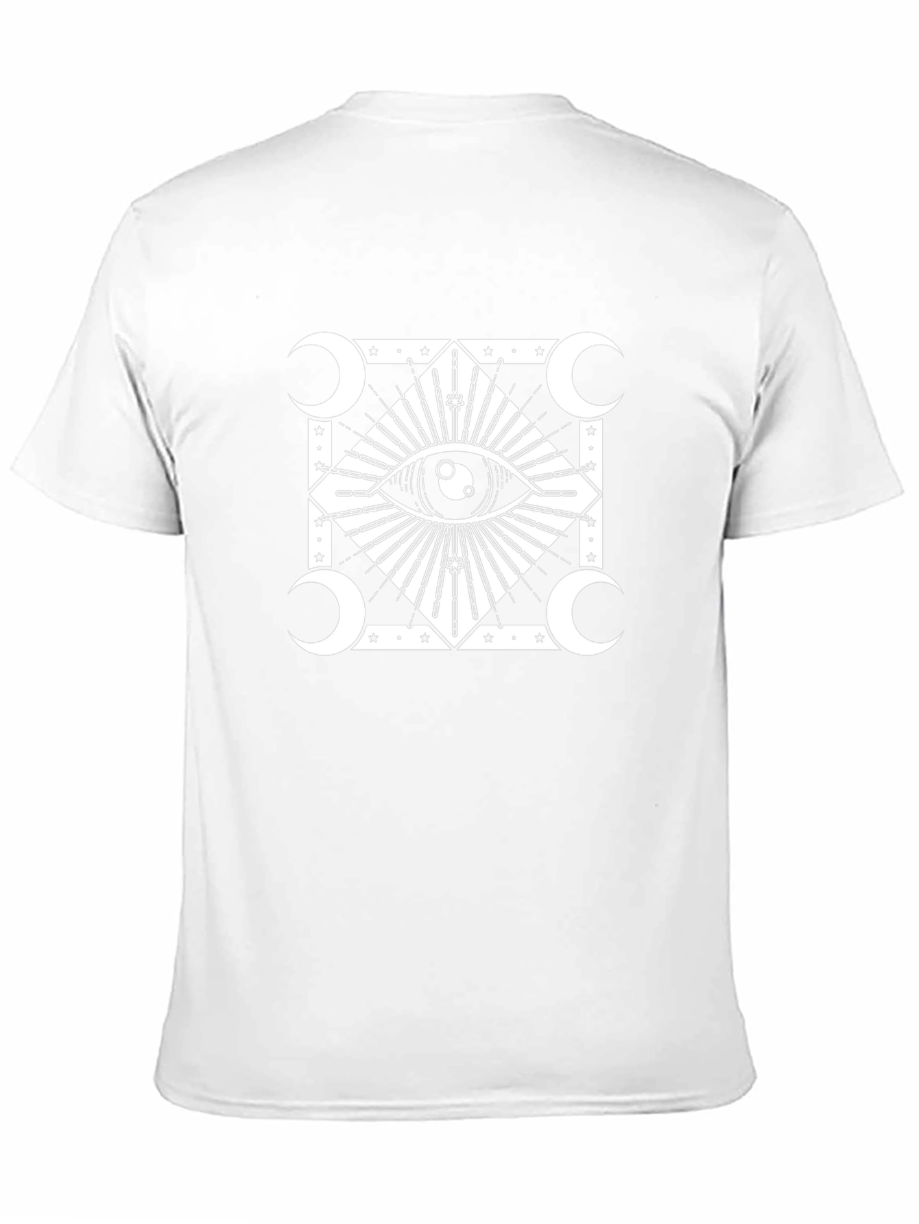 Mystic Eye Graphic Tee - Black Cotton