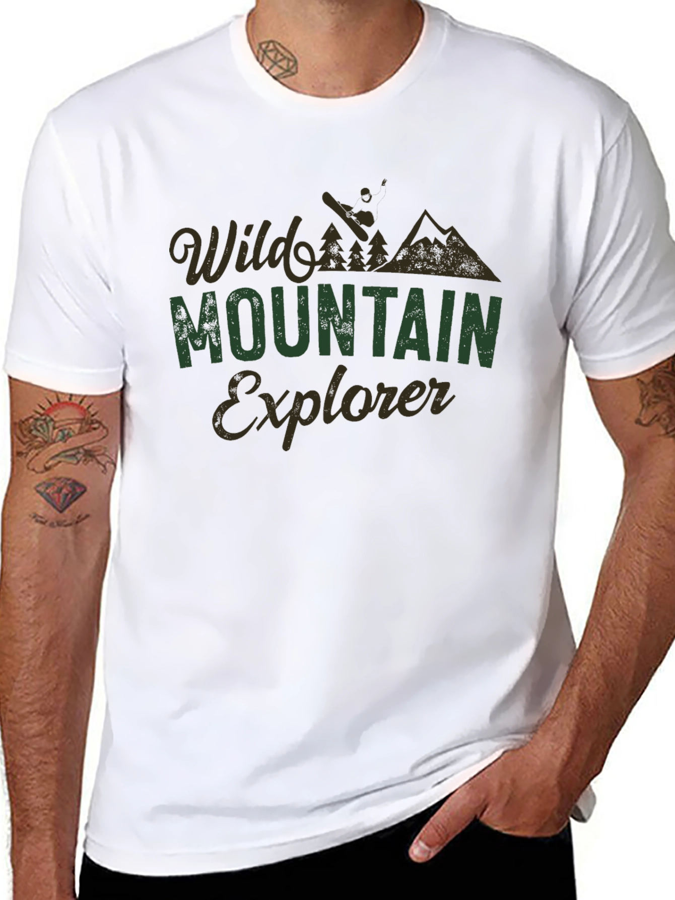 Wild Mountain Explorer Graphic T-Shirt