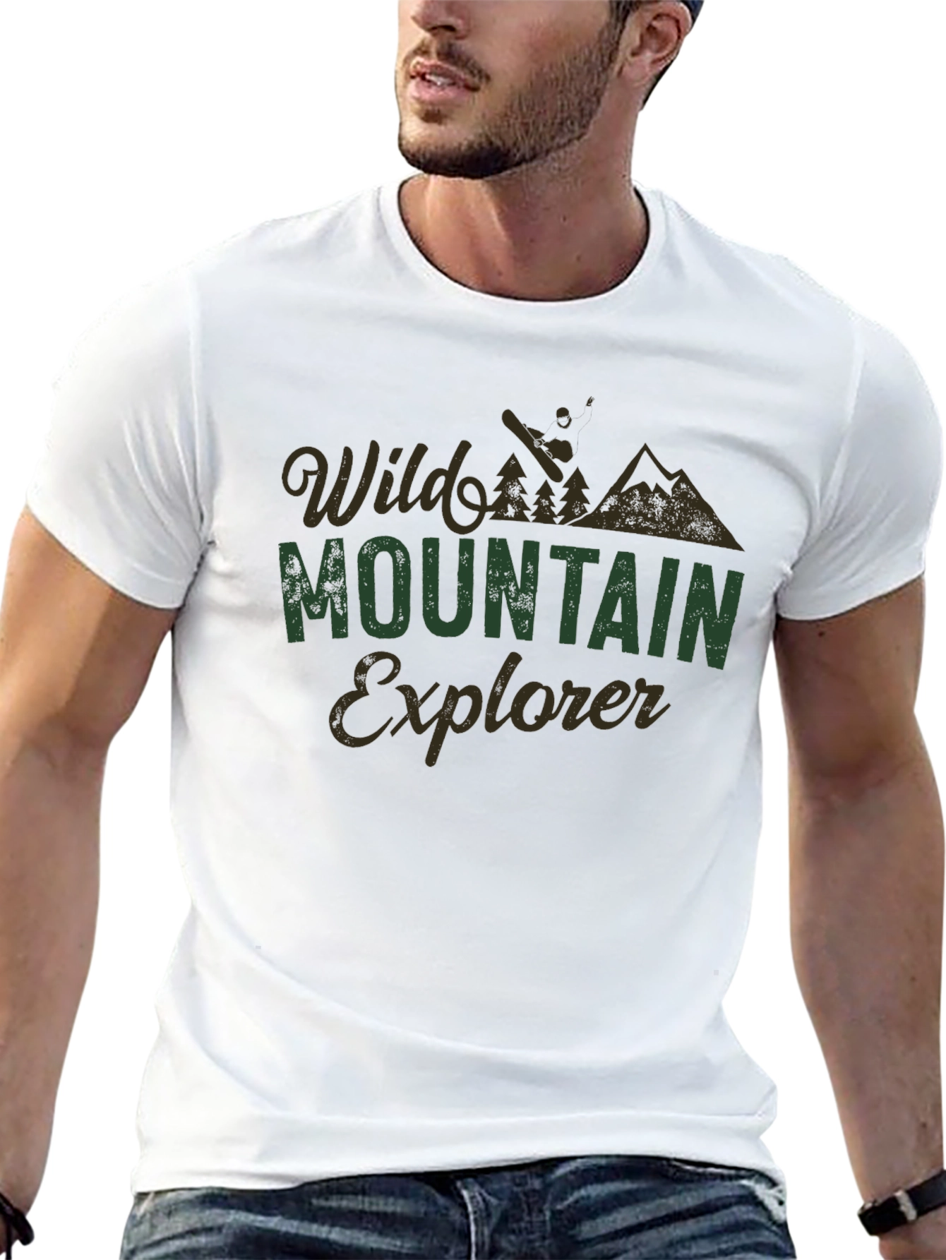 Wild Mountain Explorer Graphic T-Shirt