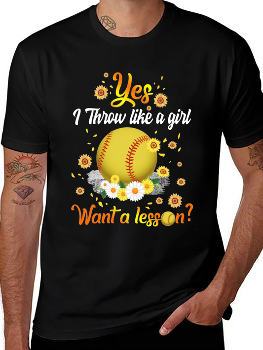 Yes I Throw Like a Girl T-Shirt