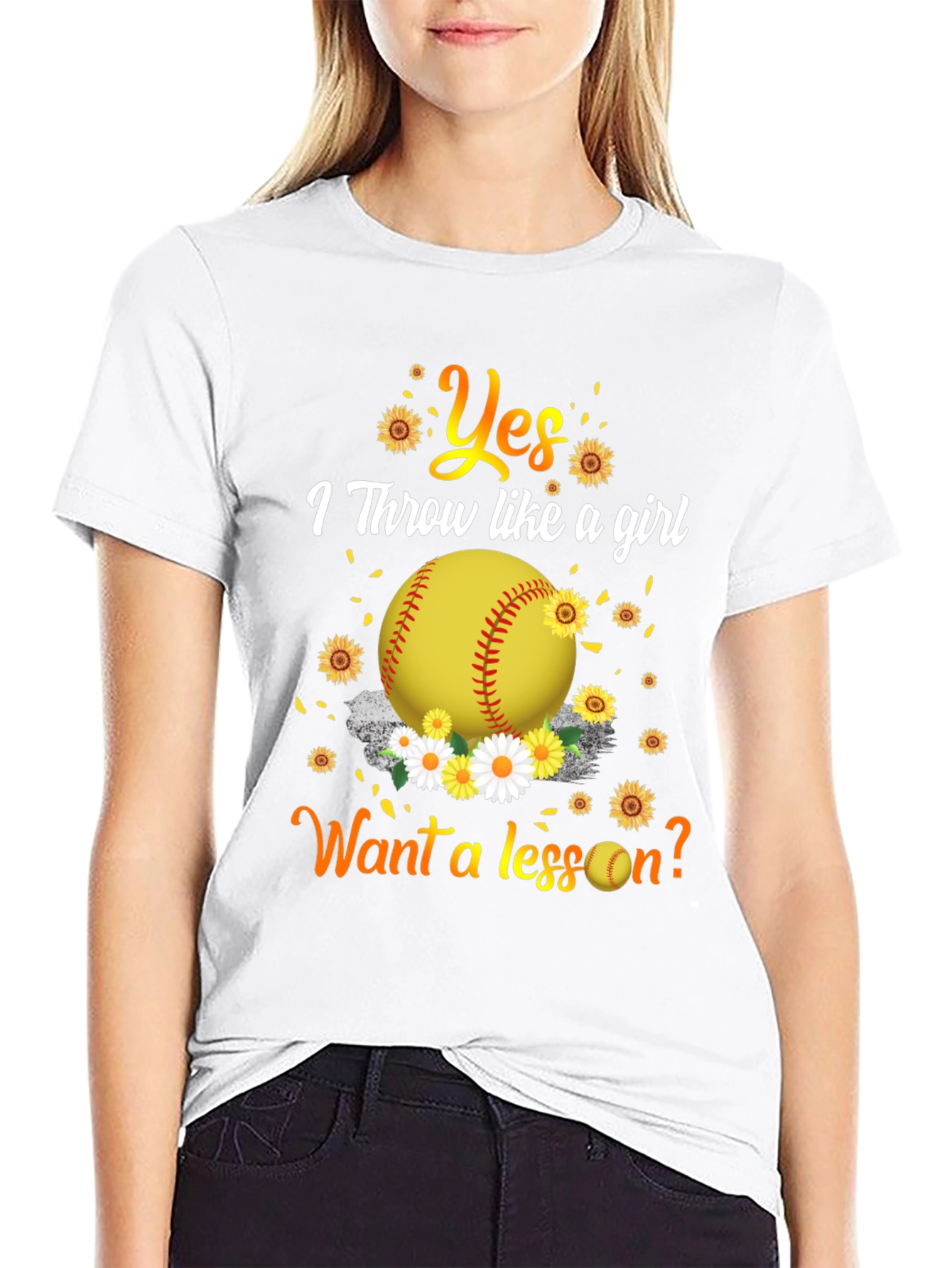 Yes I Throw Like a Girl T-Shirt