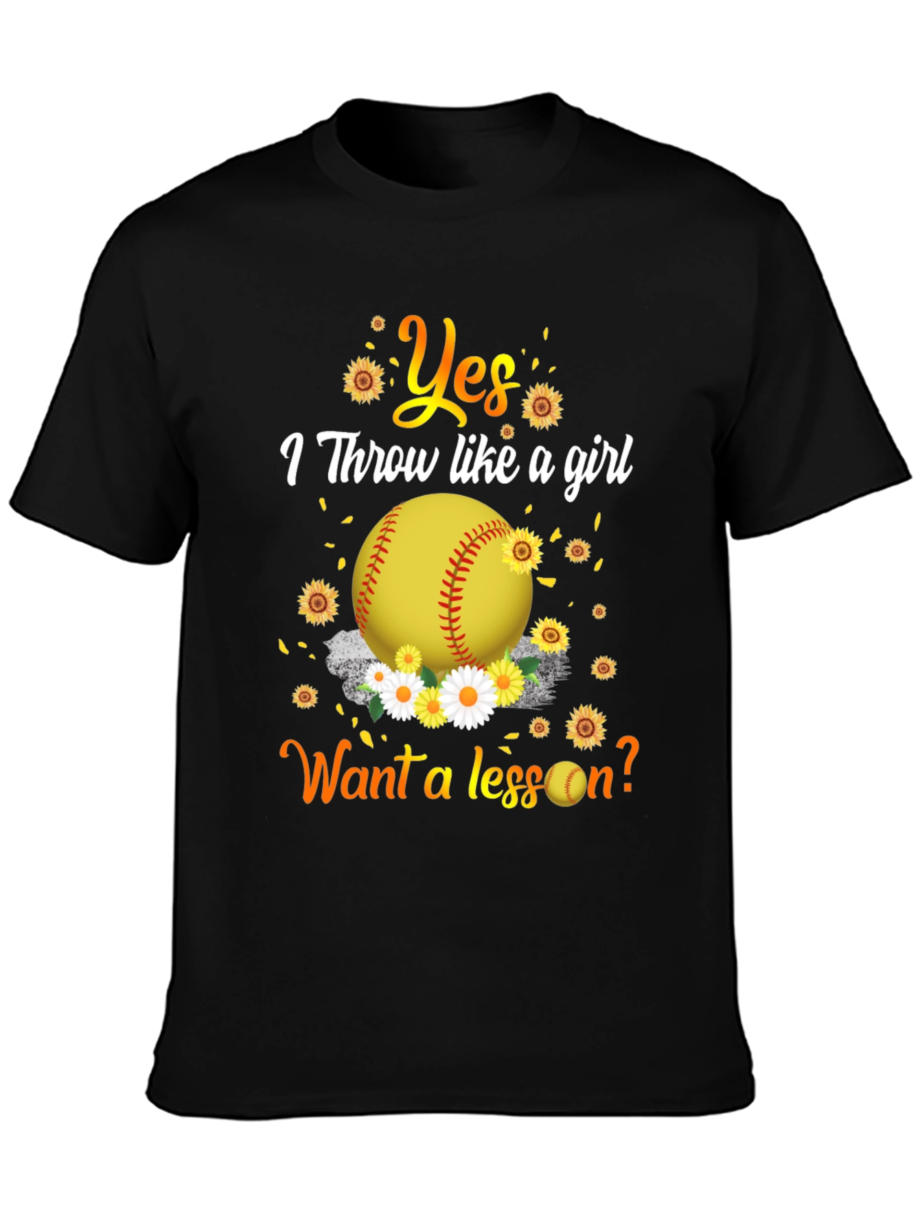 Yes I Throw Like a Girl T-Shirt