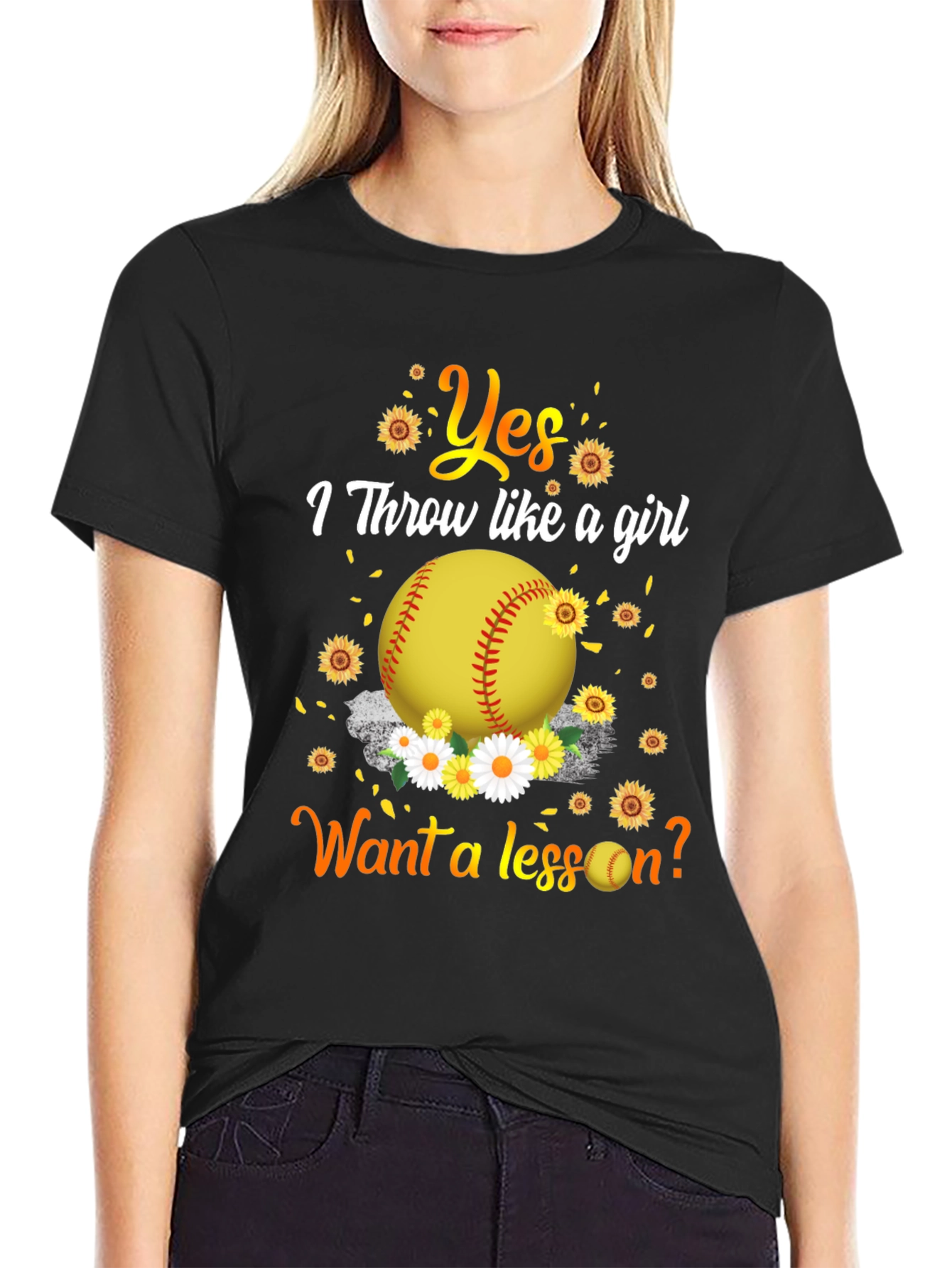 Yes I Throw Like a Girl T-Shirt