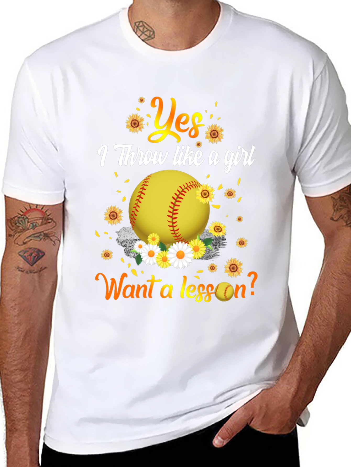 Yes I Throw Like a Girl T-Shirt