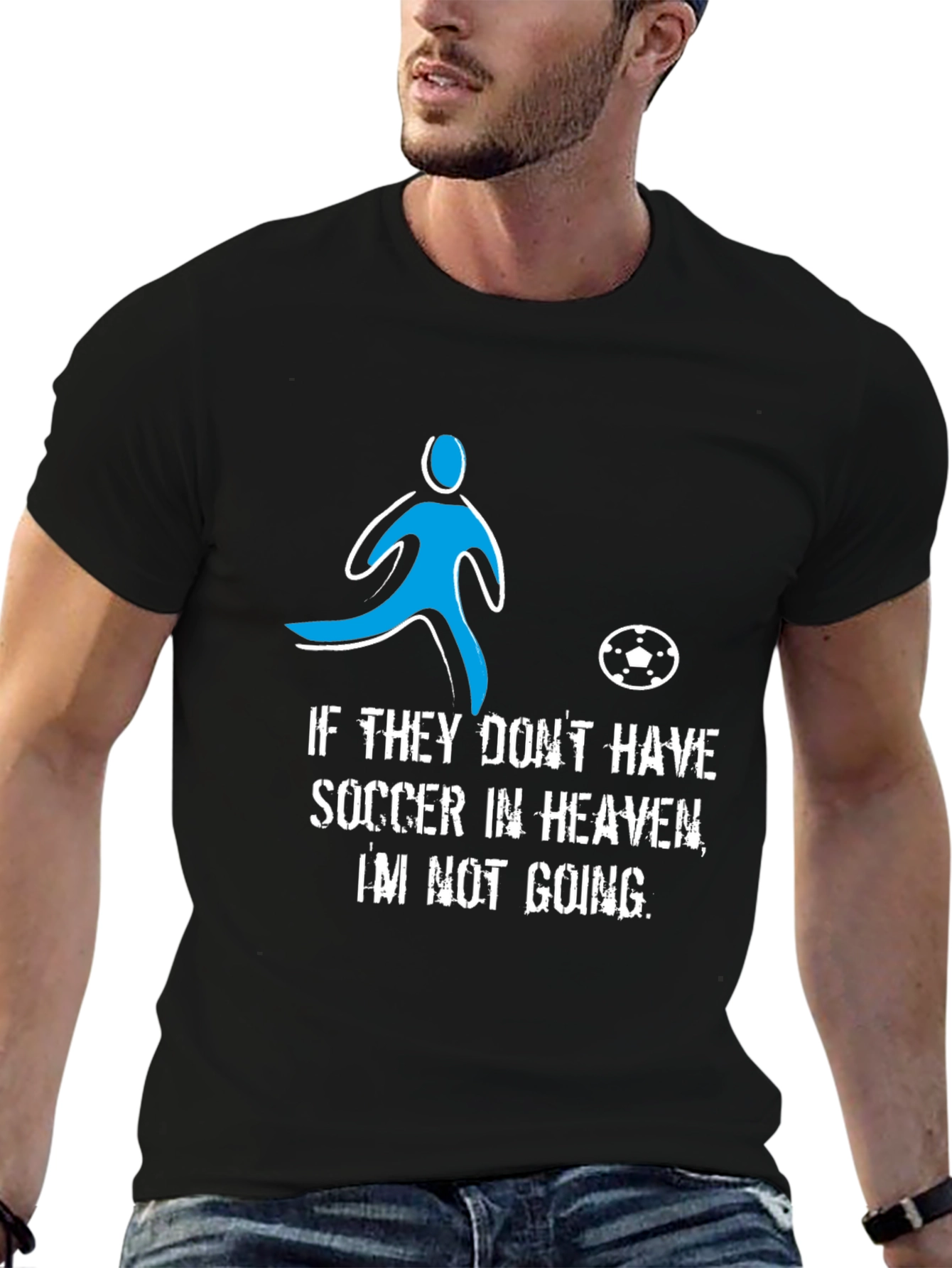 Soccer Heaven Graphic Tee - Funny Player Gift