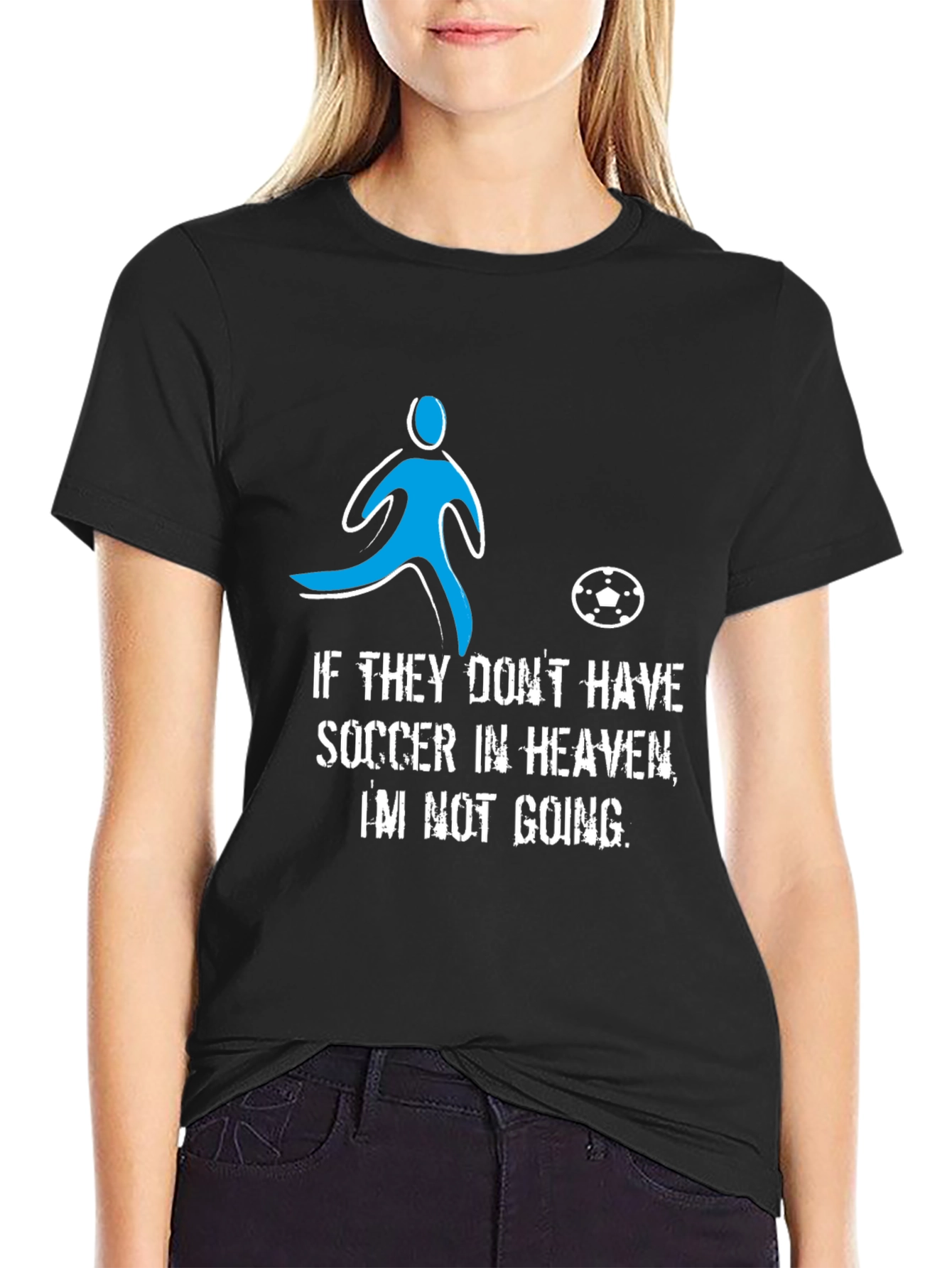 Soccer Heaven Graphic Tee - Funny Player Gift