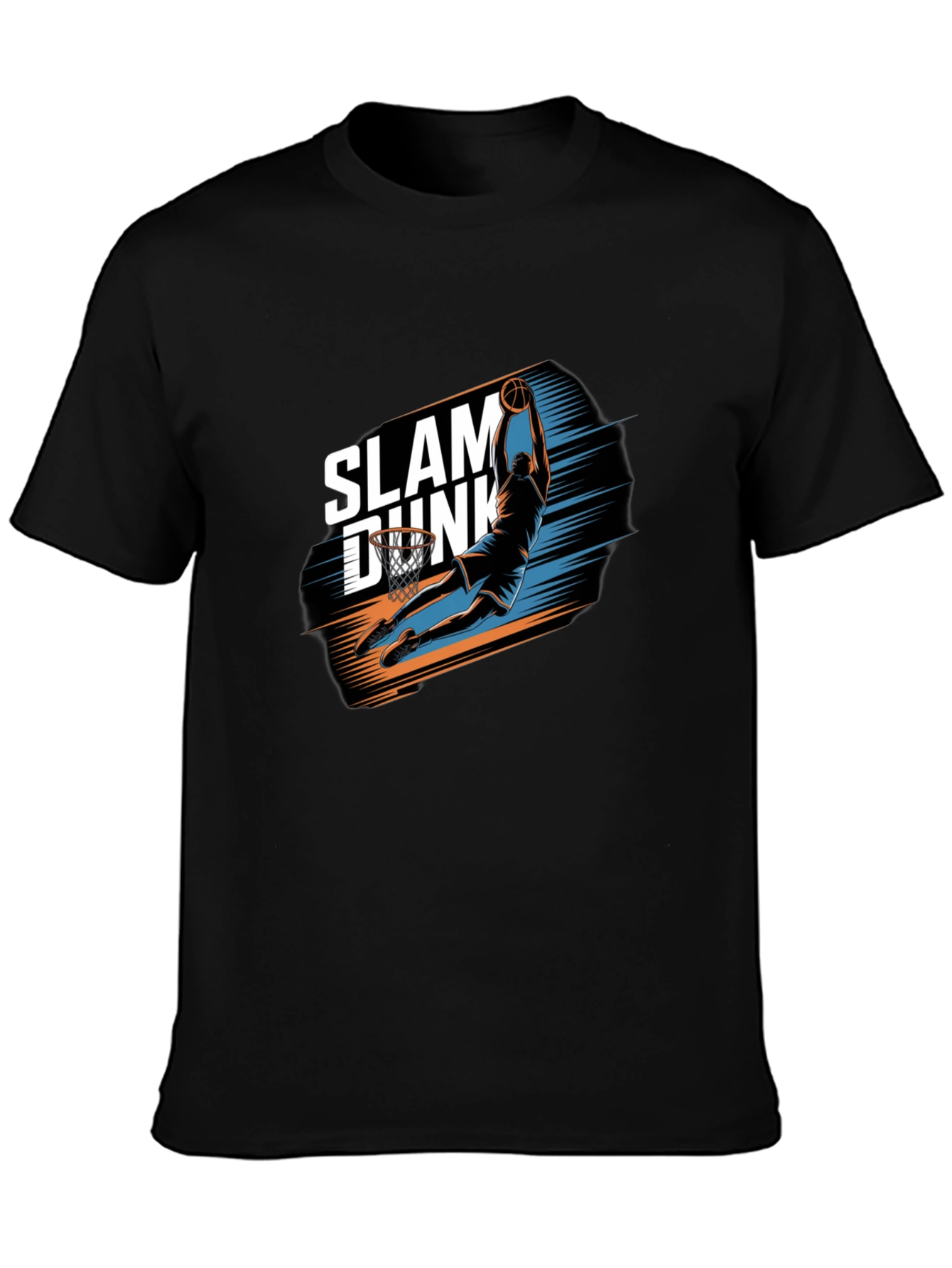 Slam Dunk Graphic Tee - Mens Black T-Shirt